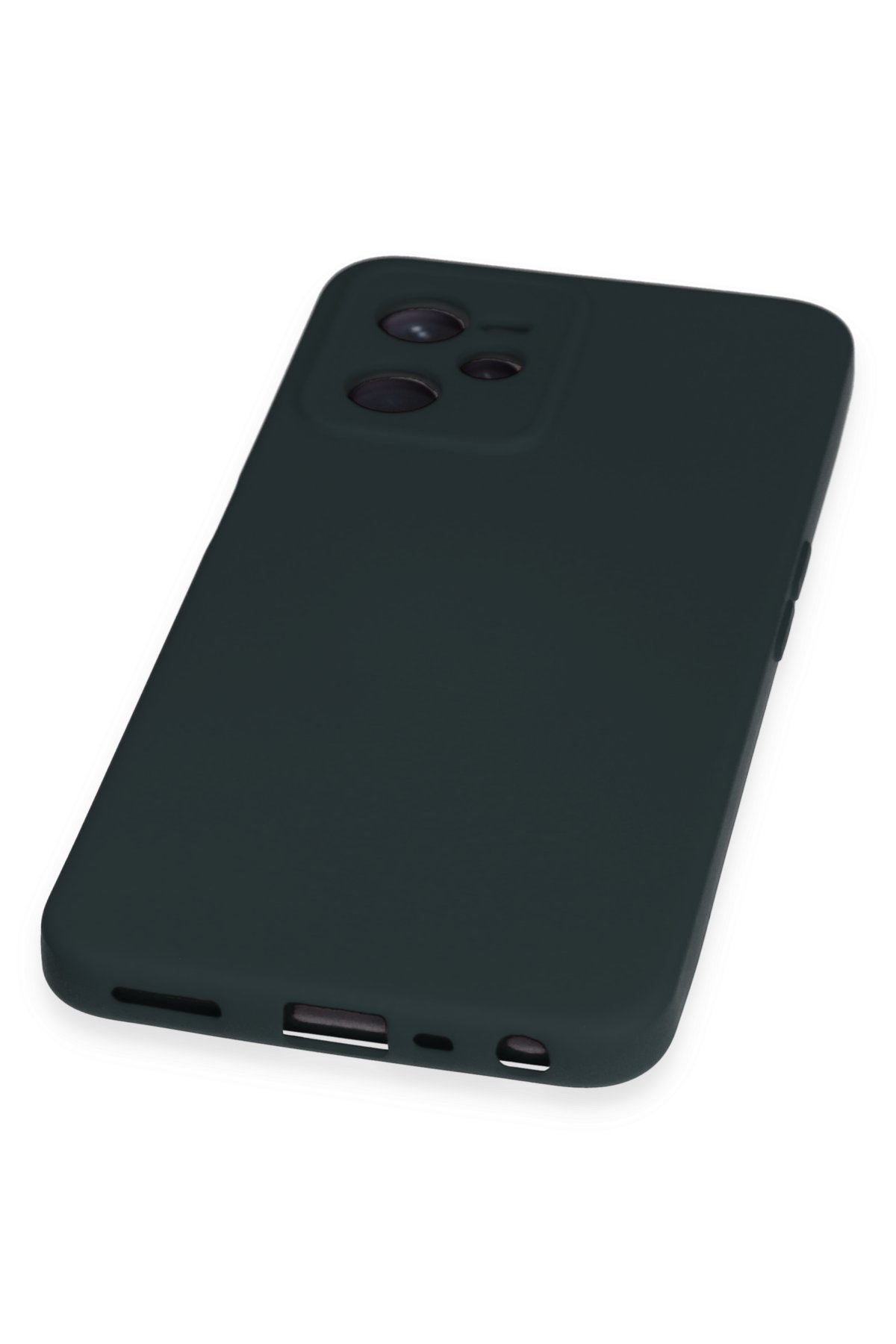 Newface Realme C35 Kılıf Montreal Silikon Kapak - Siyah