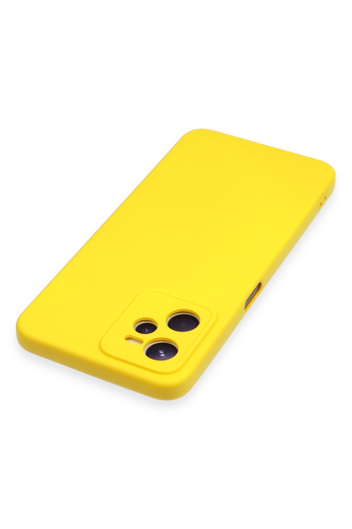 Newface Realme C35 Kılıf Nano içi Kadife Silikon - Kırmızı