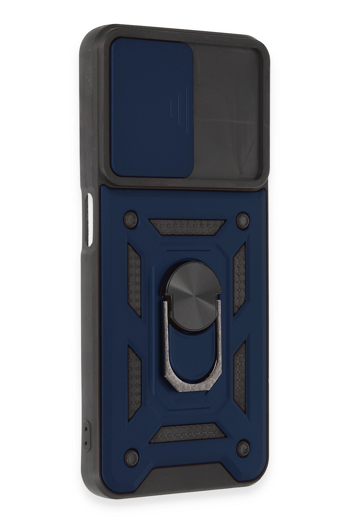 Newface Realme C35 Kılıf Nano içi Kadife Silikon - Siyah