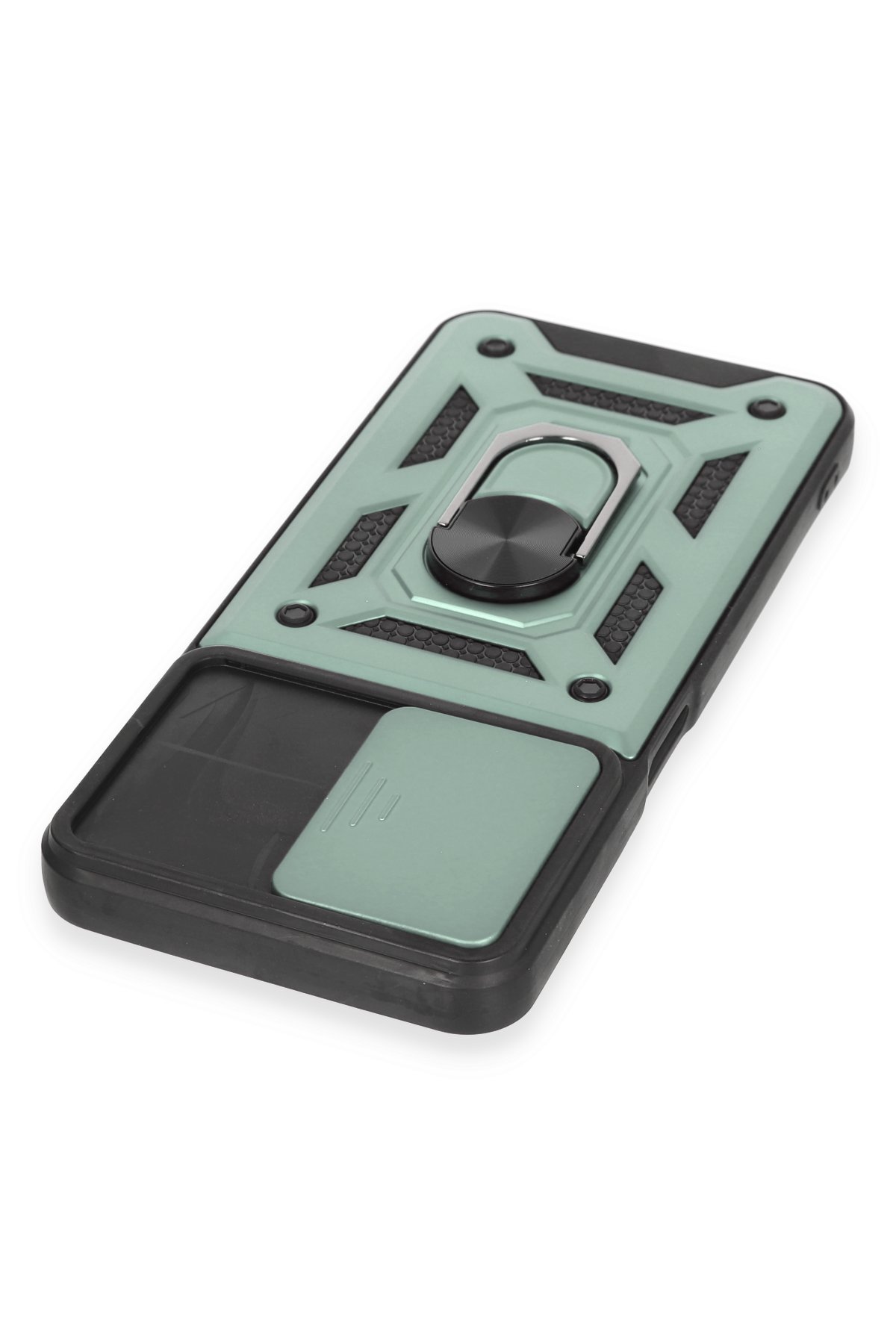 Newface Realme C35 Kılıf Nano içi Kadife Silikon - Koyu Yeşil