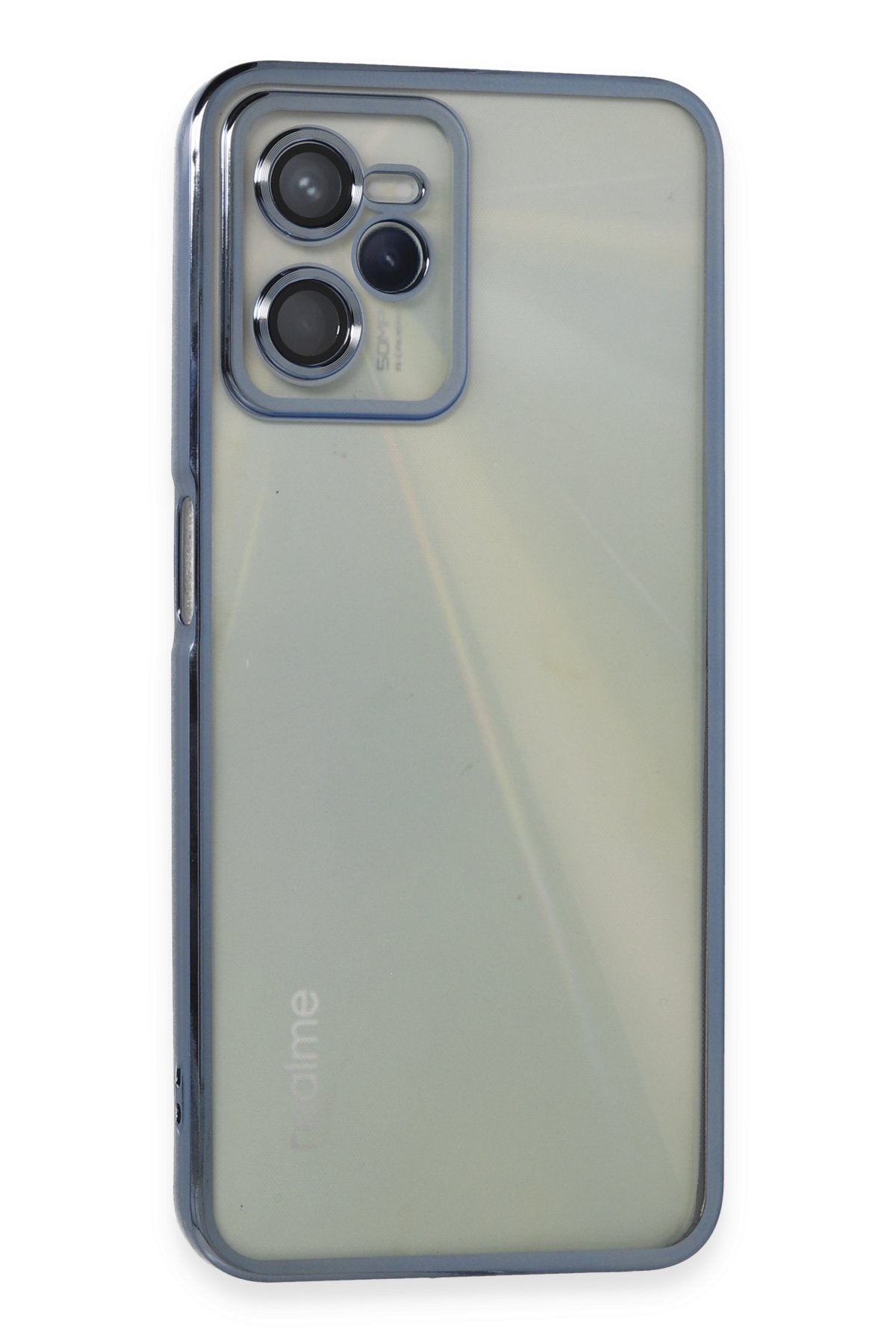 Newface Realme C35 Kılıf Loop Deri Silikon - Kahverengi