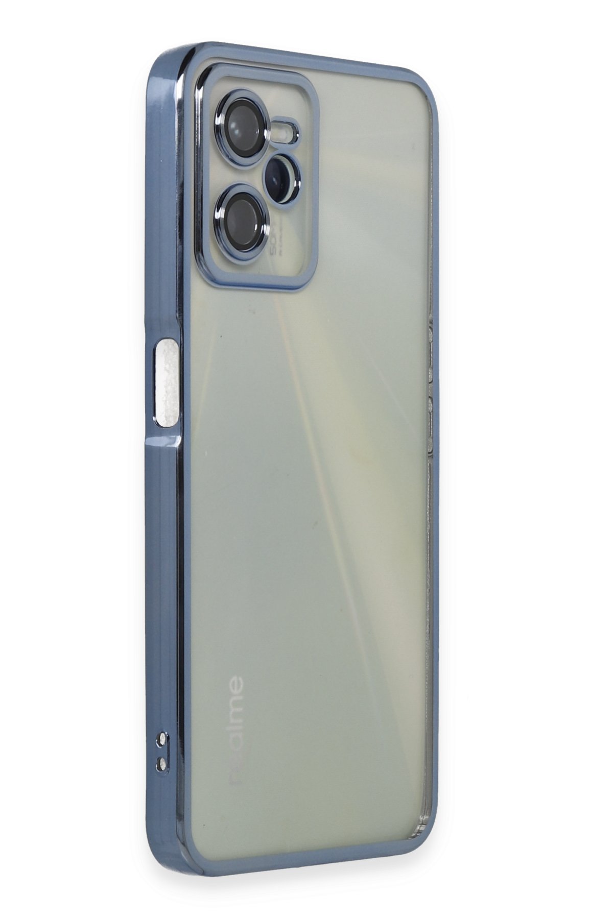 Newface Realme C35 Kılıf Loop Deri Silikon - Kahverengi