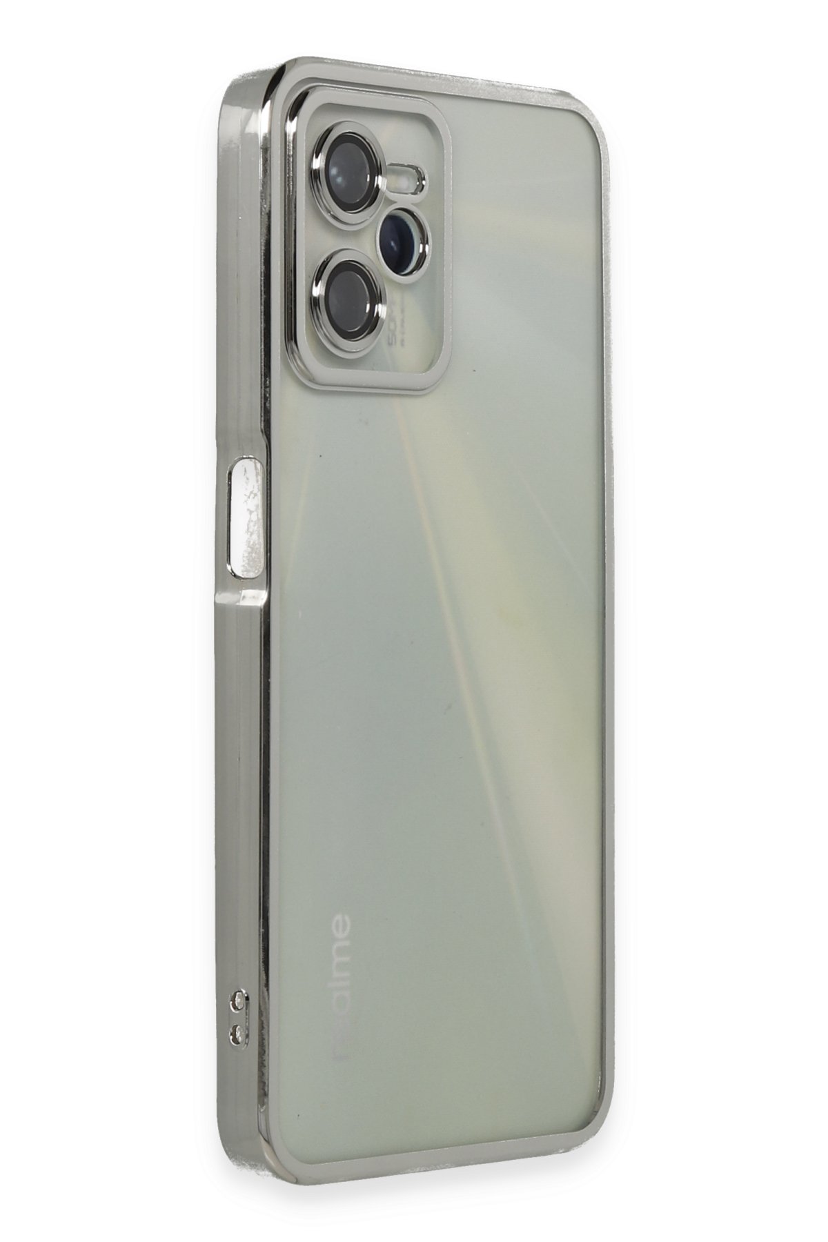 Newface Realme C35 Kılıf Volet Silikon - Pembe