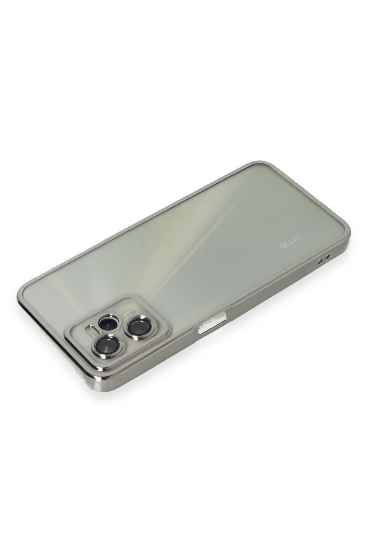 Newface Realme C35 Kılıf Volet Silikon - Pembe