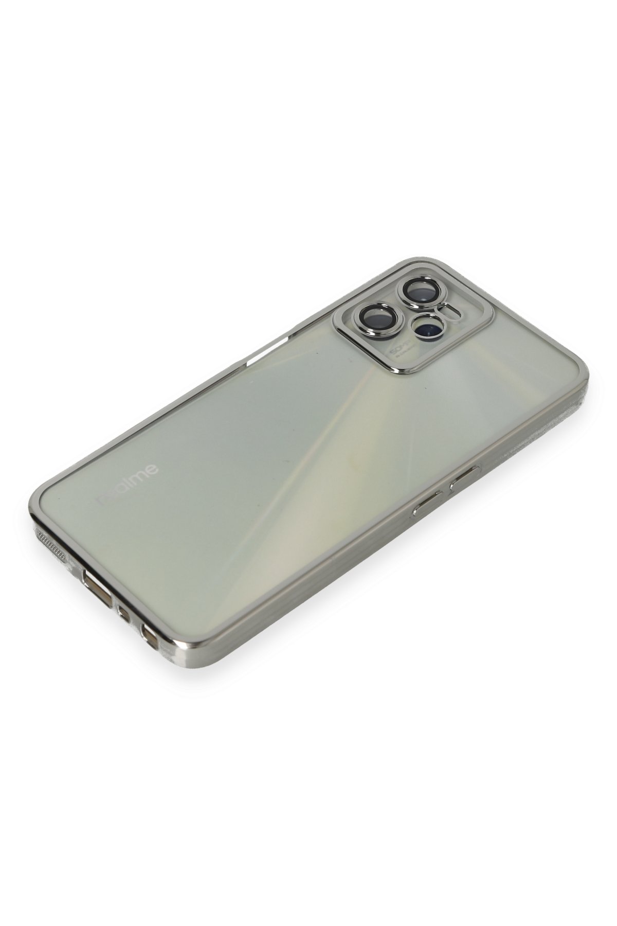 Newface Realme C35 Kılıf Volet Silikon - Pembe