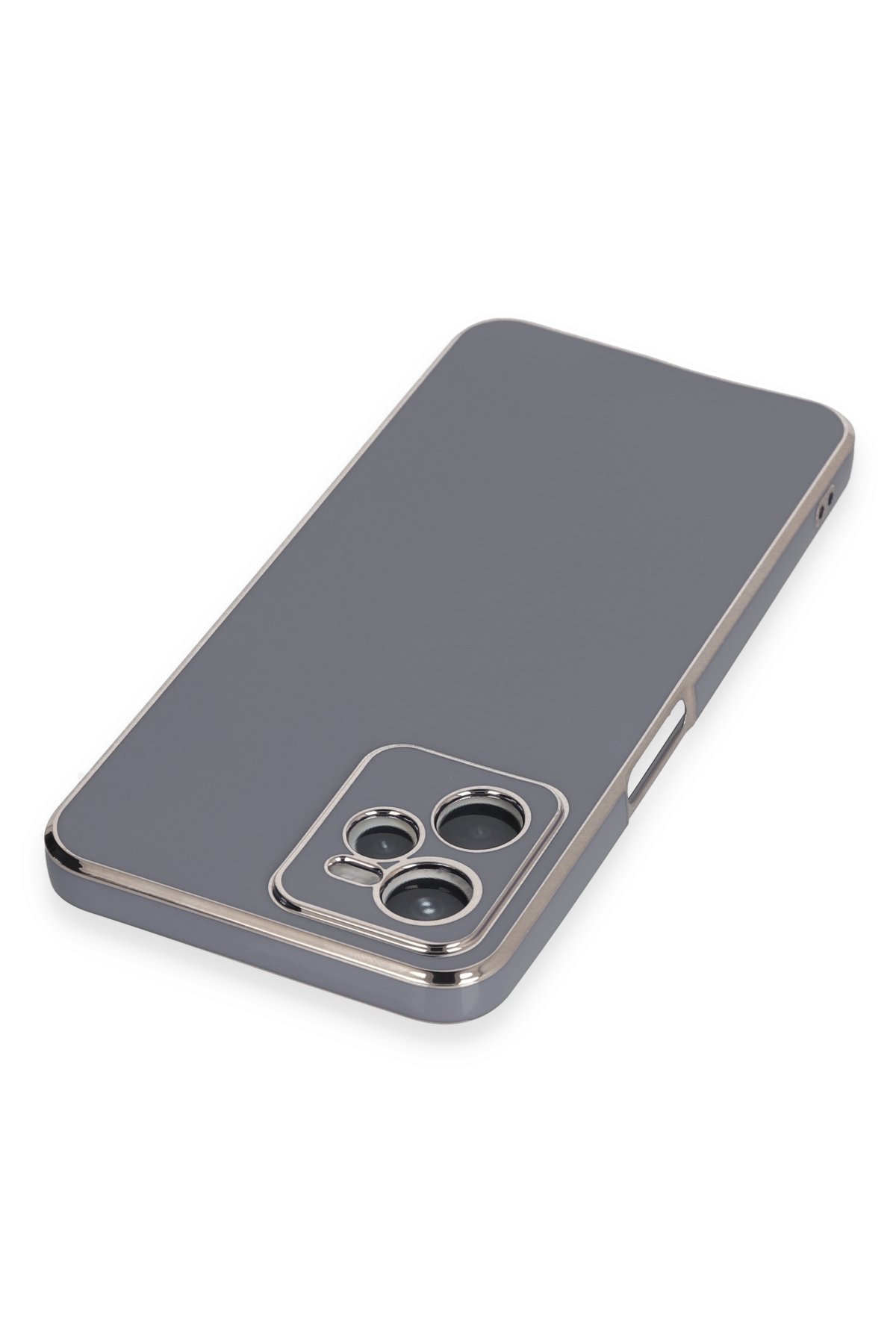 Newface Realme C35 Kılıf Nano içi Kadife Silikon - Mor