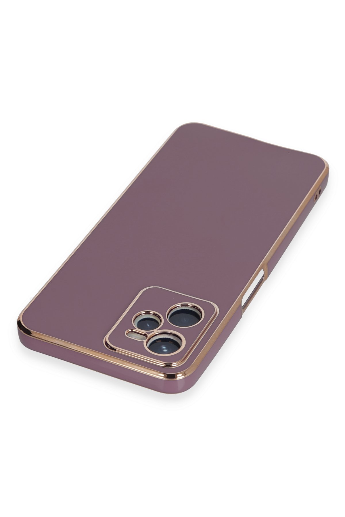 Newface Realme C35 Kılıf Pars Lens Yüzüklü Silikon - Kırmızı