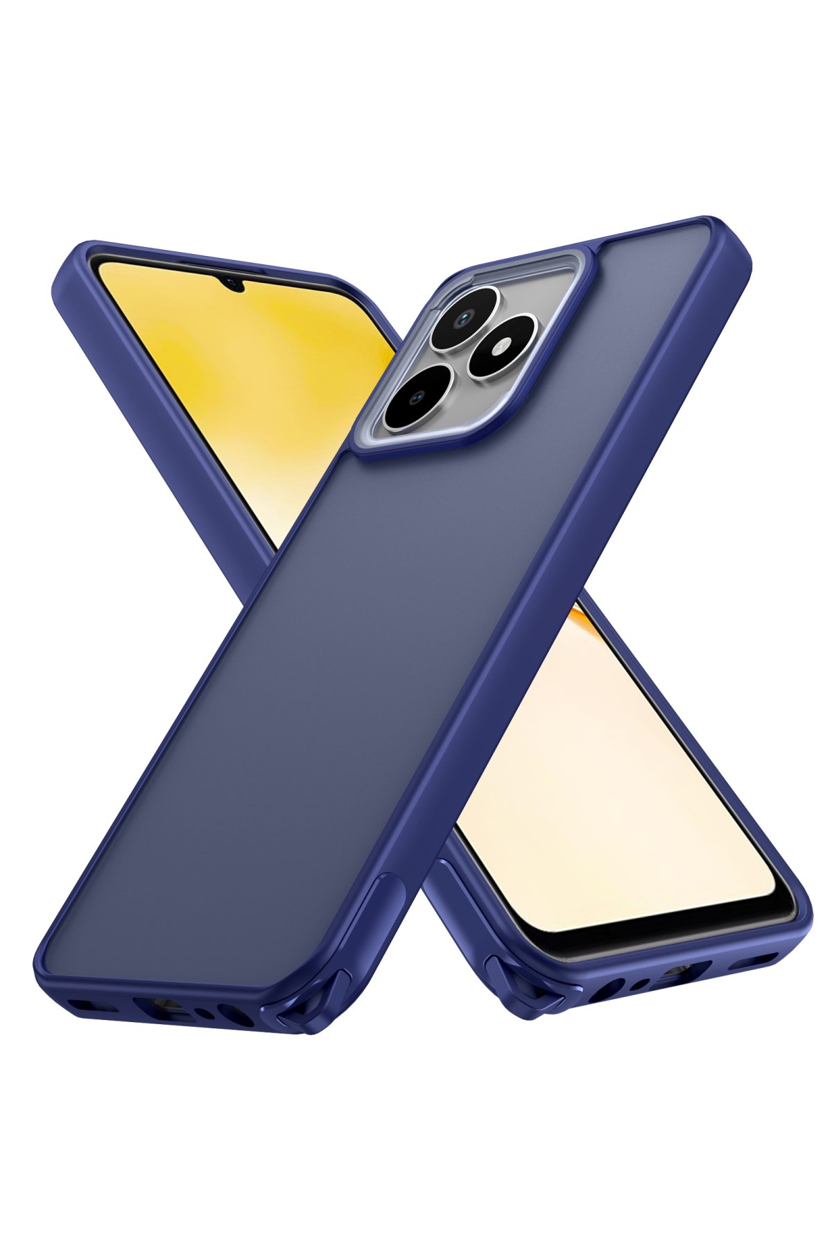 Newface Realme C53 Kılıf Montreal Yüzüklü Silikon Kapak - Kırmızı