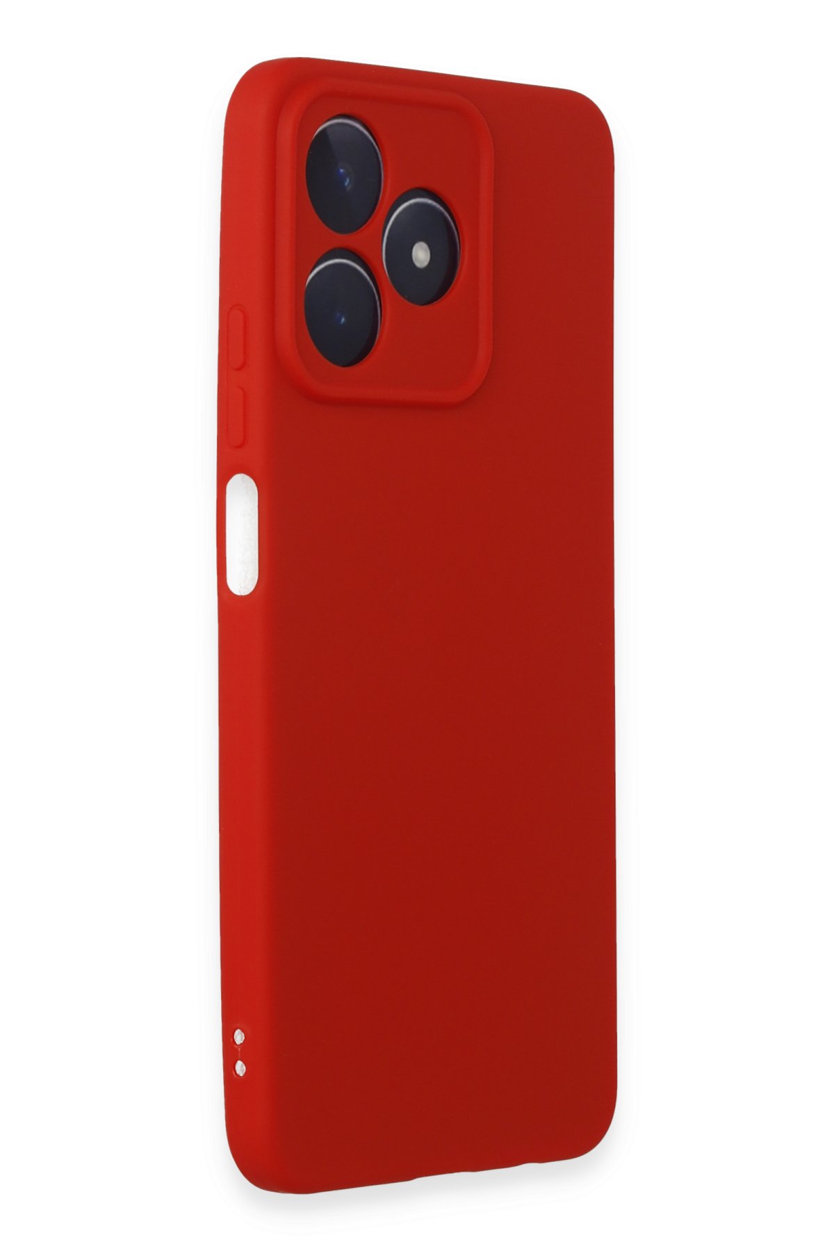 Newface Realme C53 Kılıf Razer Lensli Silikon - Gümüş