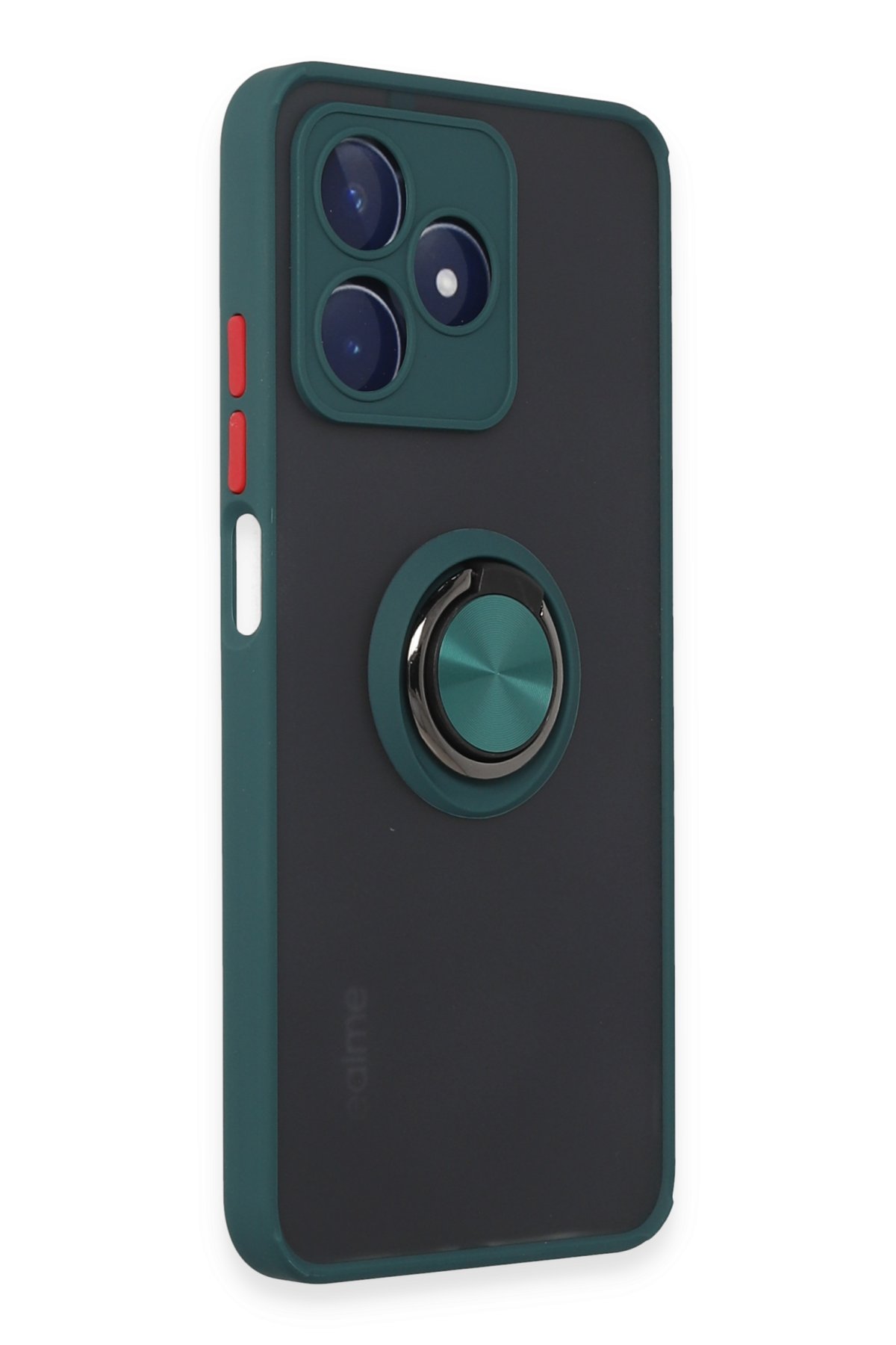Newface Realme C53 Kılıf Volet Silikon - Kırmızı