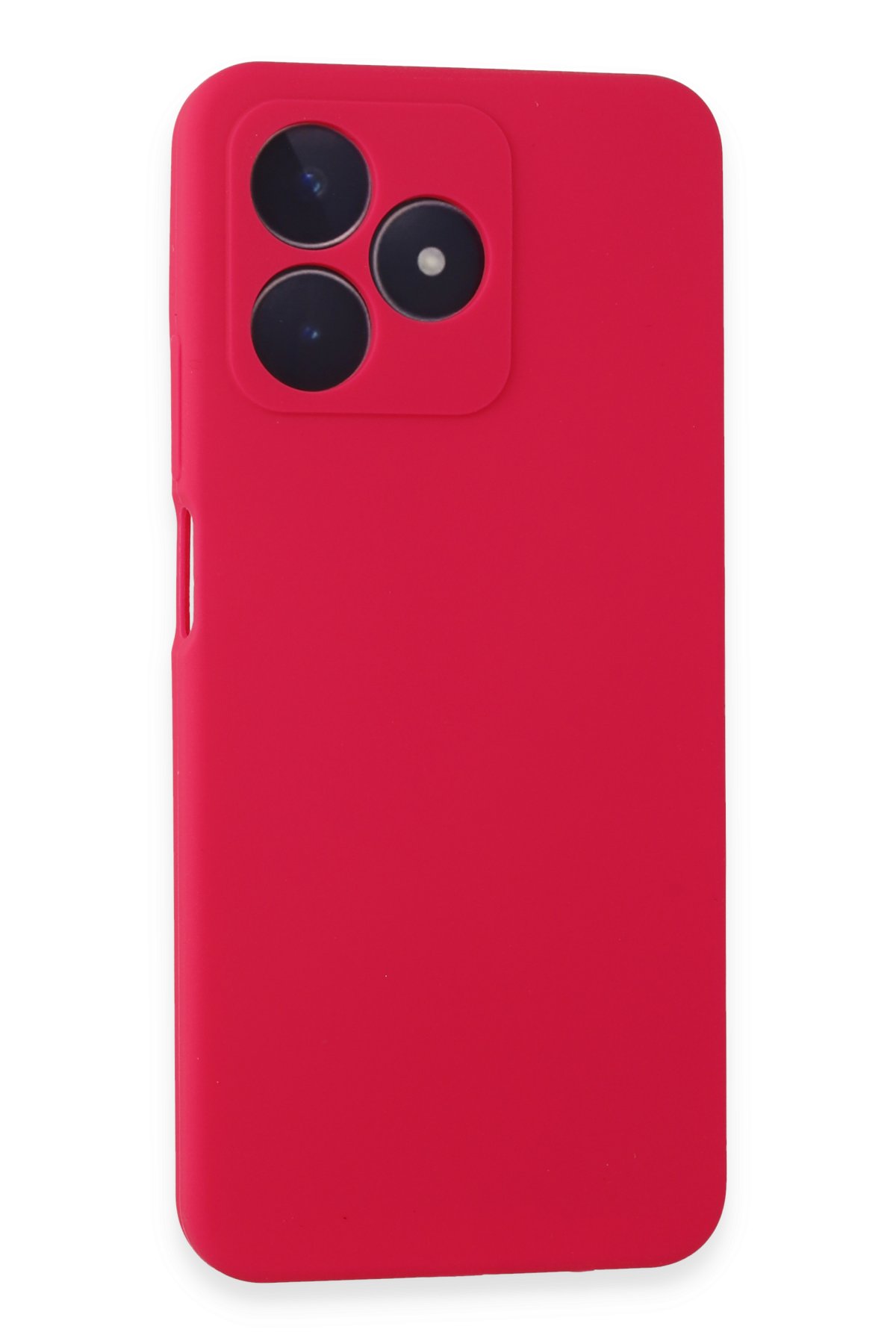 Newface Realme C53 Kılıf Pars Lens Yüzüklü Silikon - Siyah