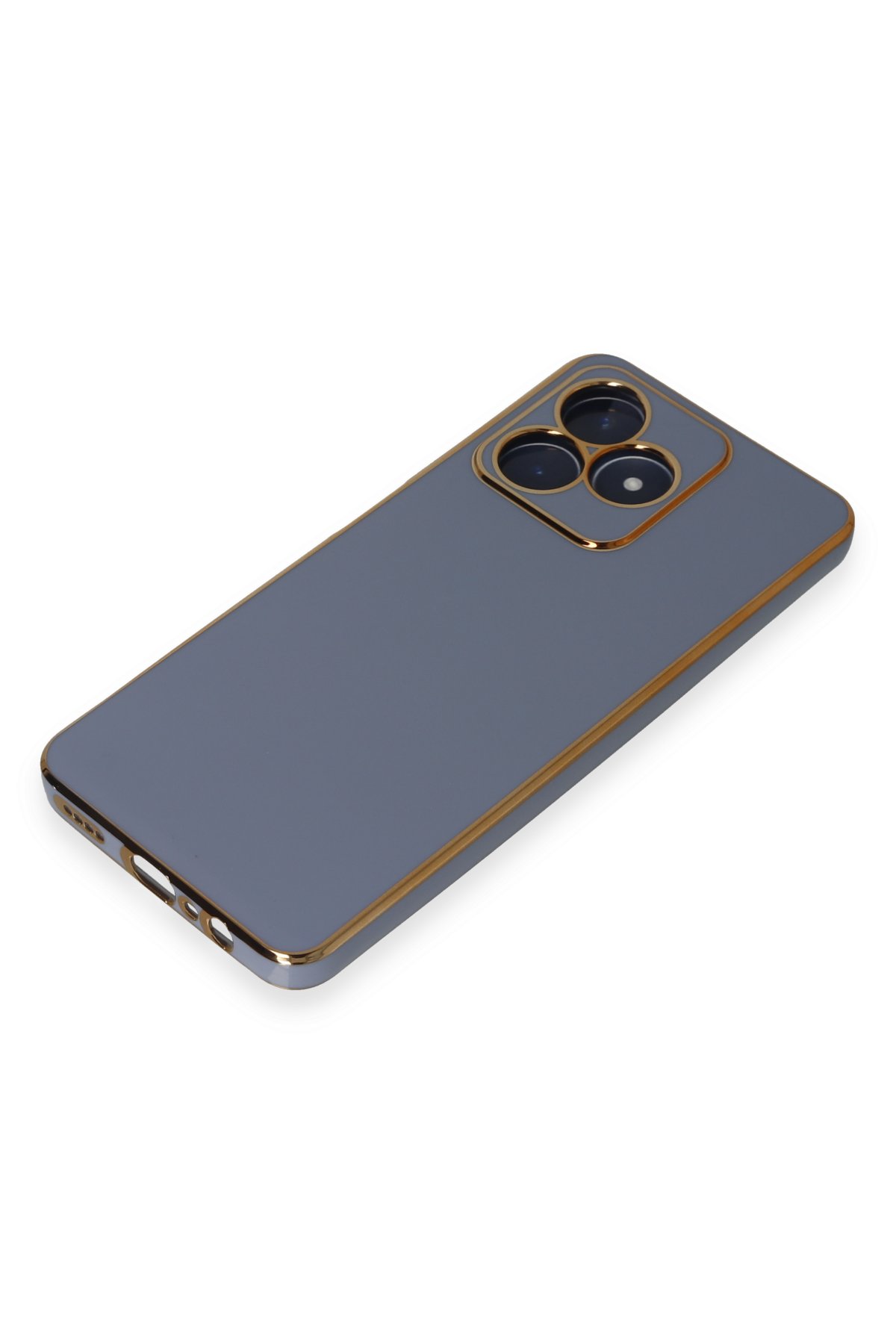 Newface Realme C53 Kılıf Nano içi Kadife Silikon - Lila