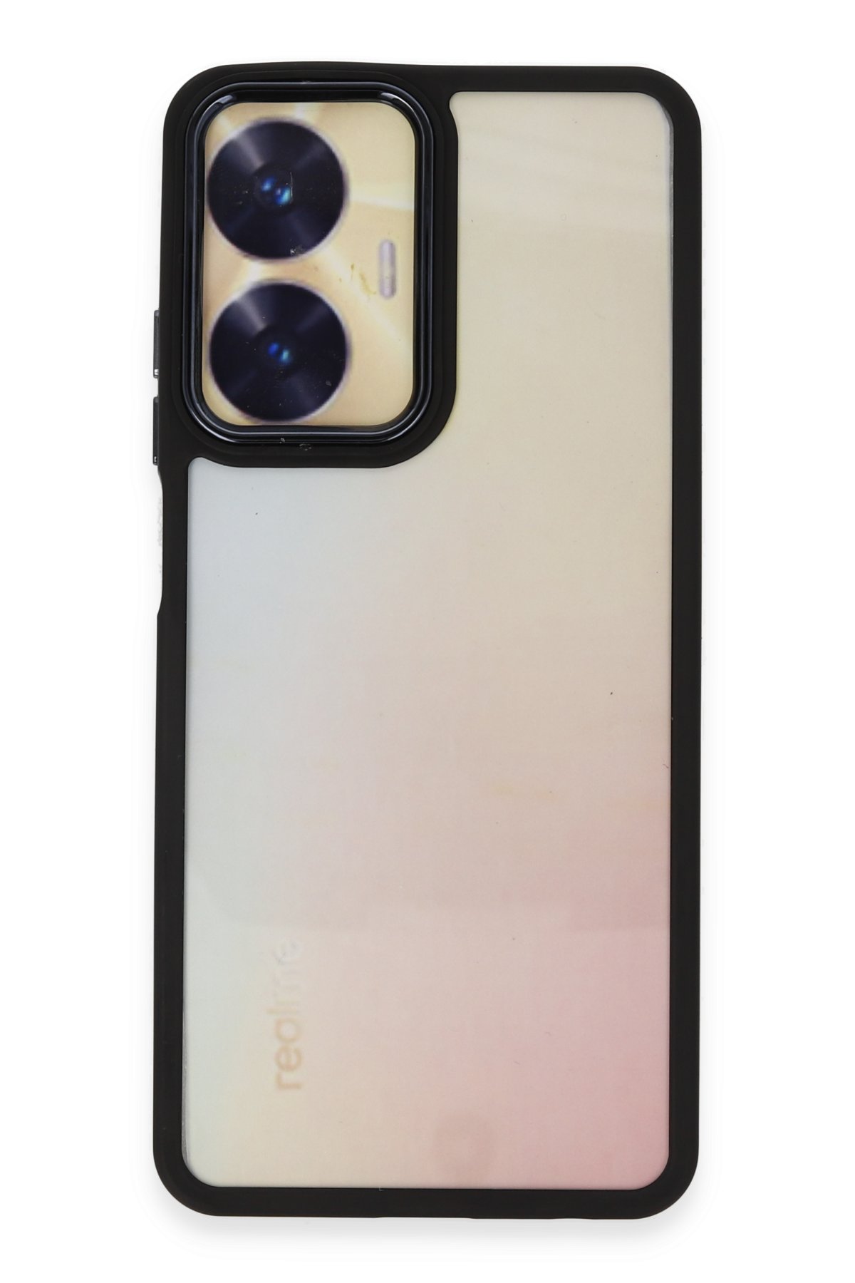 Newface Realme C55 Kılıf Nano içi Kadife Silikon - Mavi