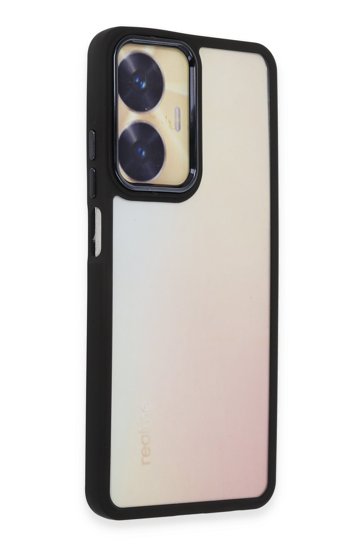 Newface Realme C55 Kılıf Nano içi Kadife Silikon - Mavi