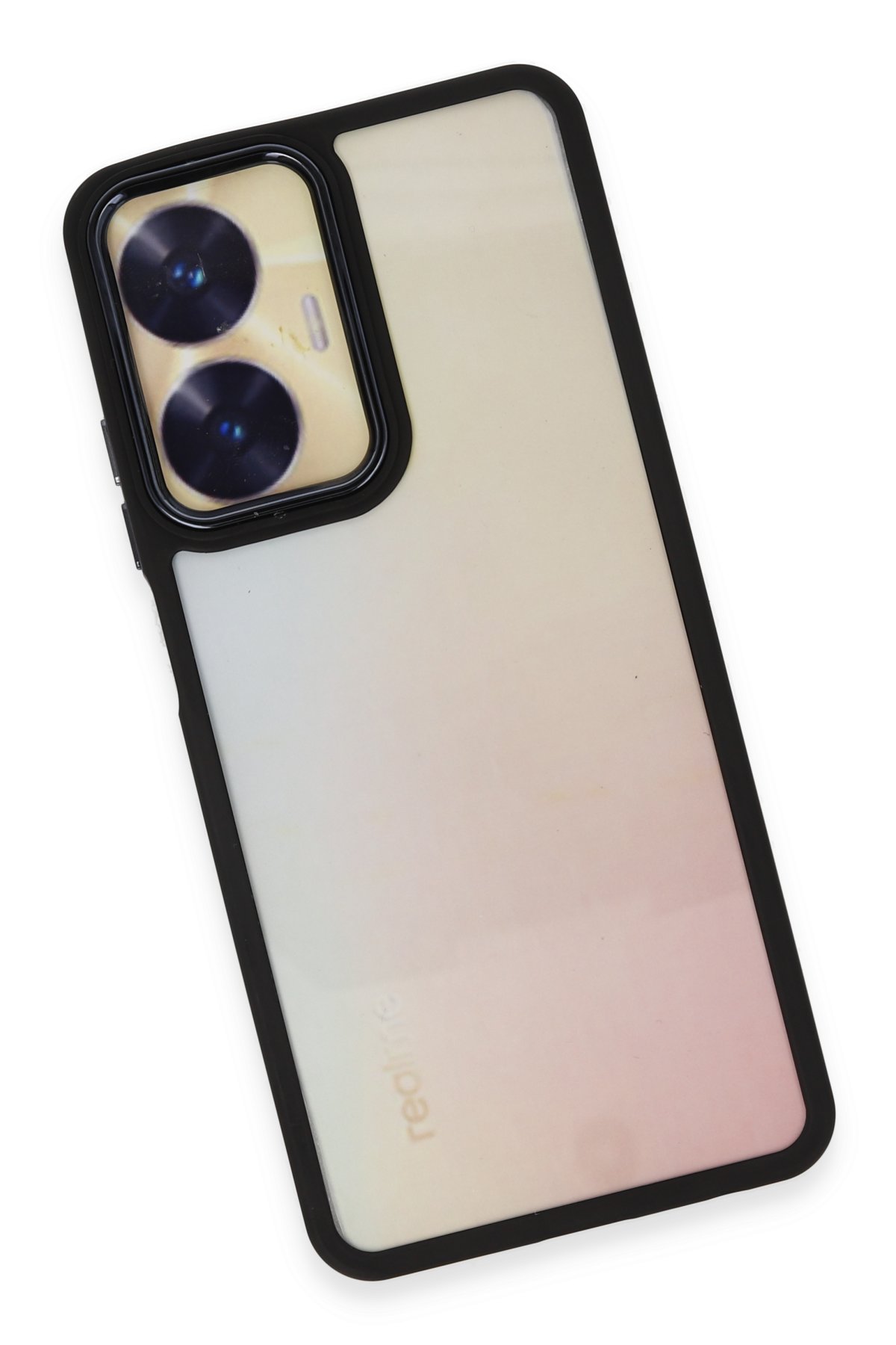 Newface Realme C55 Kılıf Nano içi Kadife Silikon - Mavi