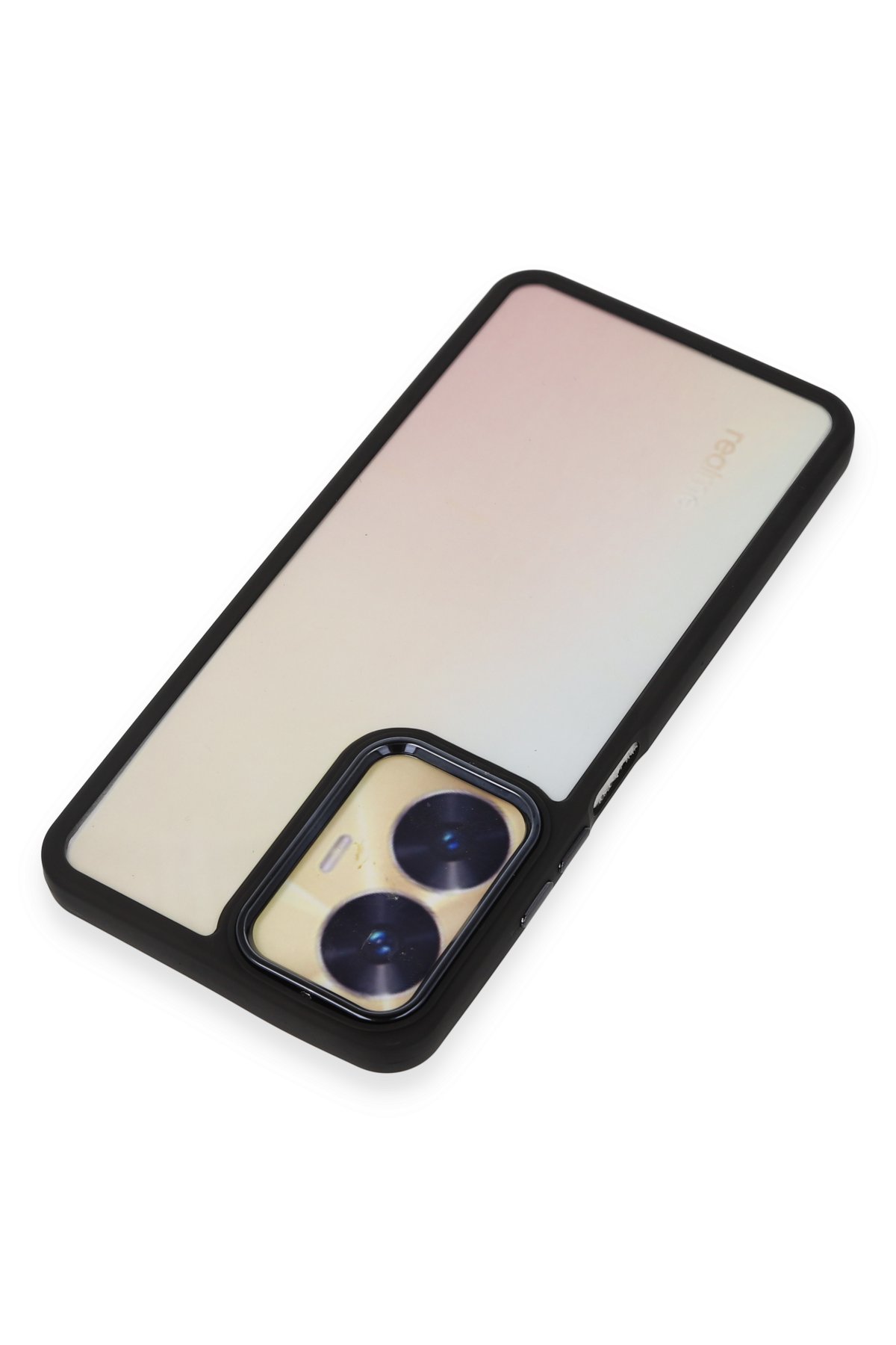 Newface Realme C55 Kılıf Nano içi Kadife Silikon - Mavi