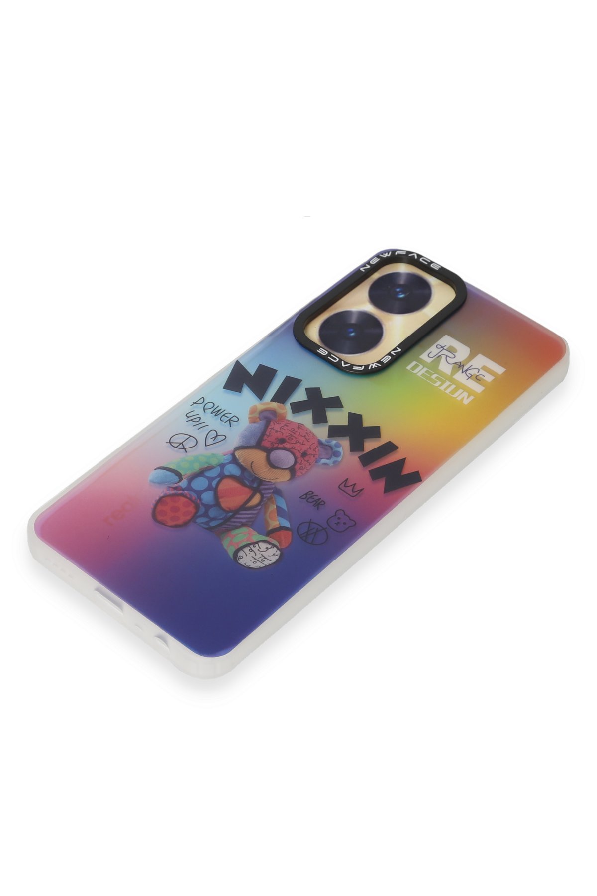 Newface Realme C55 Kılıf Dora Kapak - Kırmızı