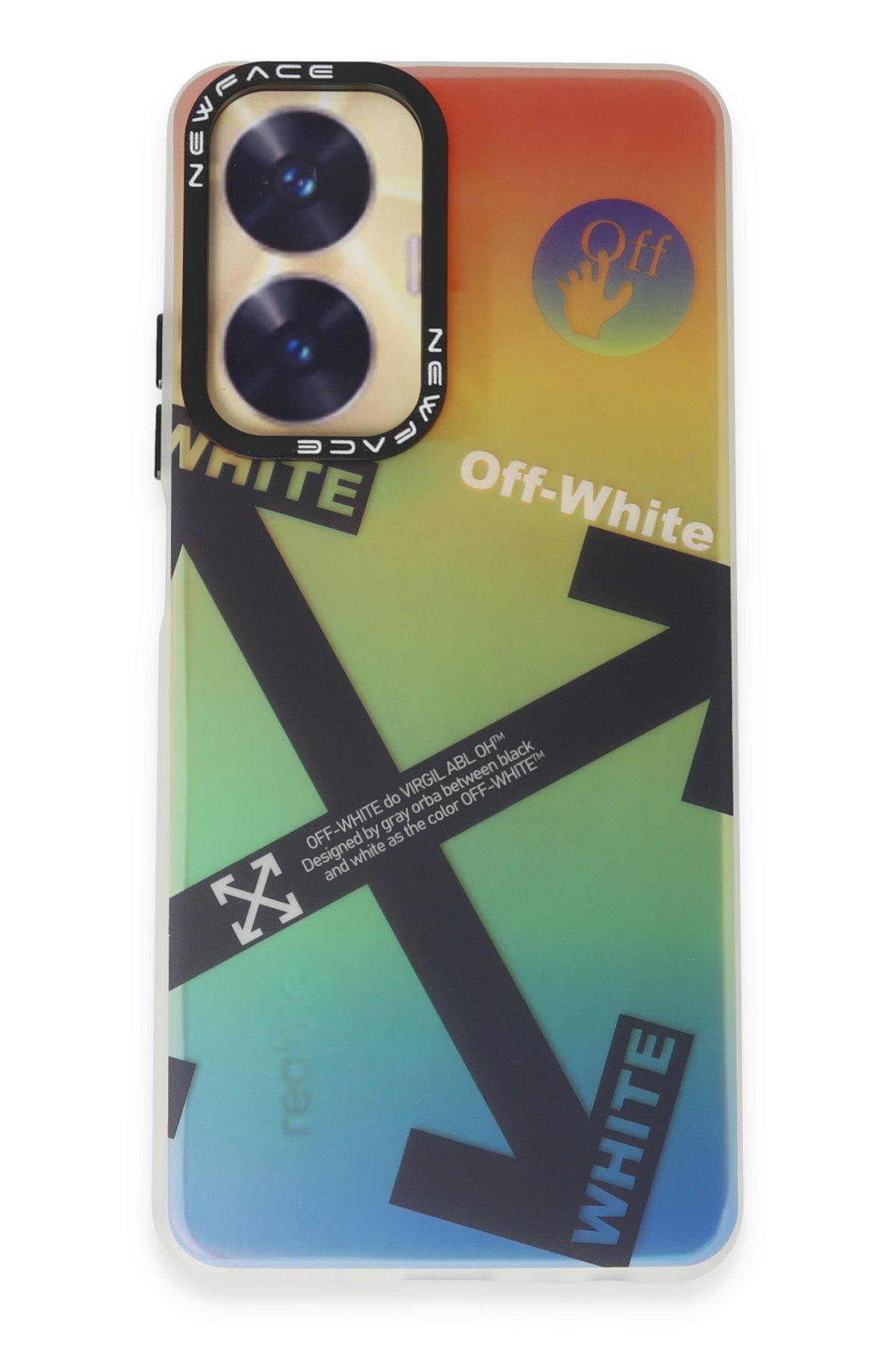 Newface Realme C55 Kılıf Pars Lens Yüzüklü Silikon - Yeşil