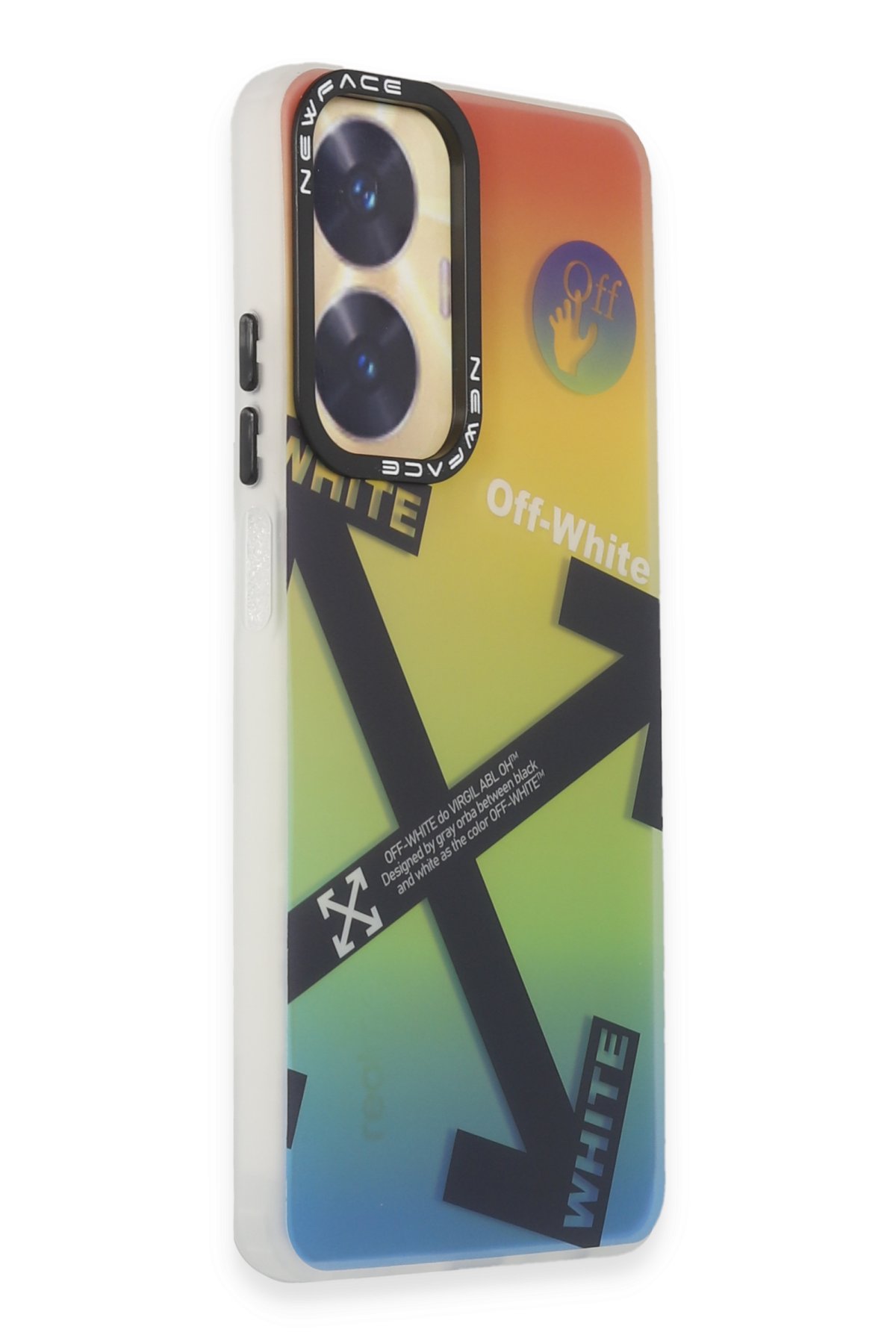 Newface Realme C55 Kılıf Pars Lens Yüzüklü Silikon - Yeşil