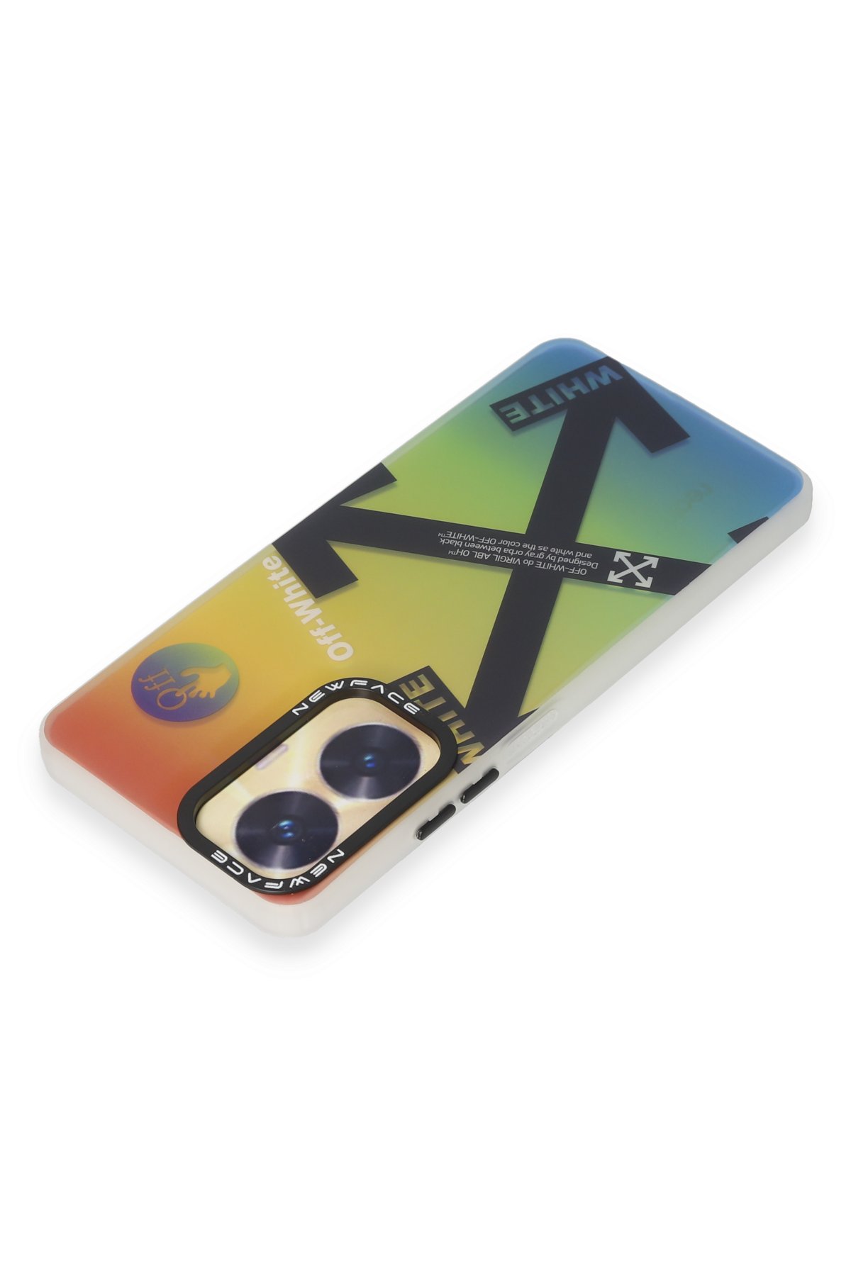 Newface Realme C55 Kılıf Pars Lens Yüzüklü Silikon - Yeşil