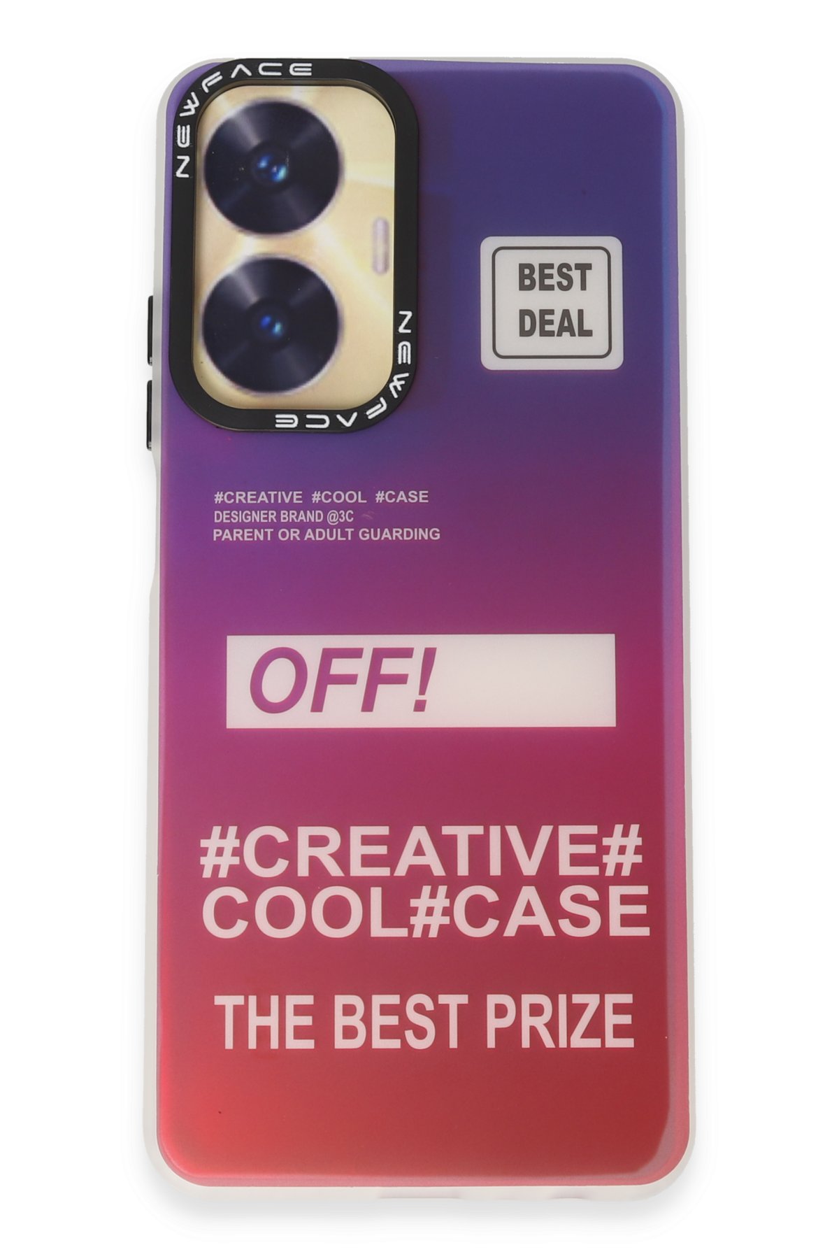 Newface Realme C55 Kılıf Nano içi Kadife Silikon - Lacivert