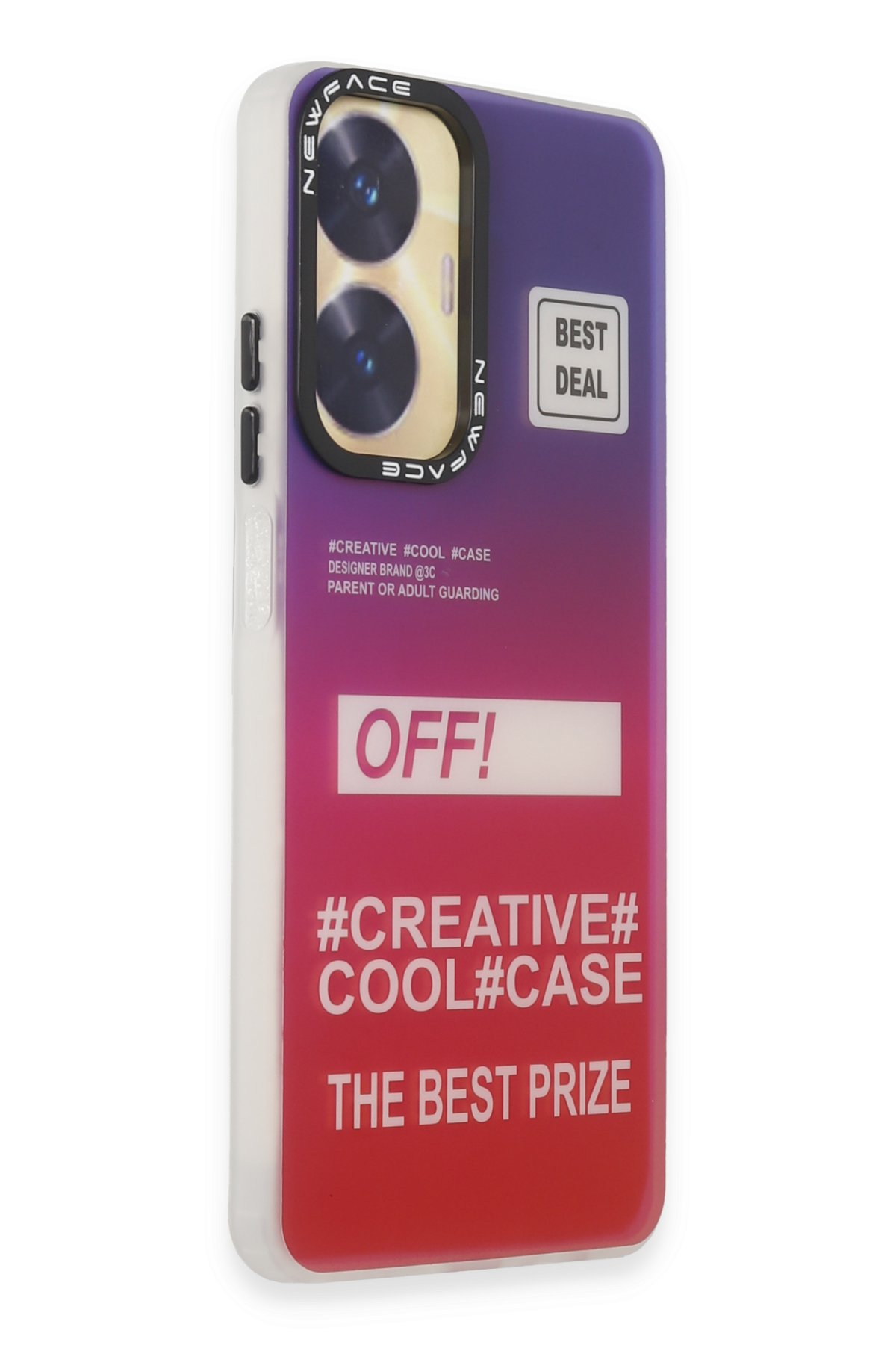 Newface Realme C55 Kılıf Nano içi Kadife Silikon - Lacivert