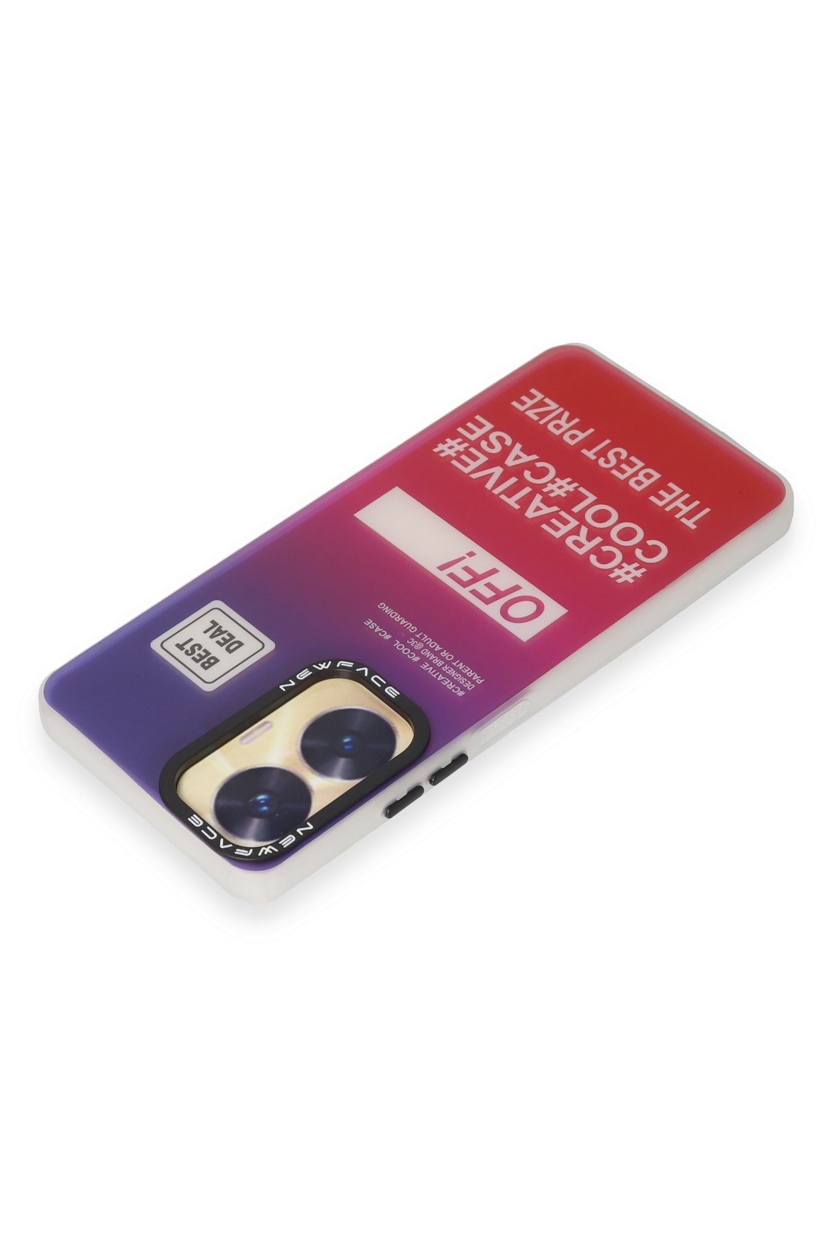 Newface Realme C55 Kılıf Nano içi Kadife Silikon - Lacivert