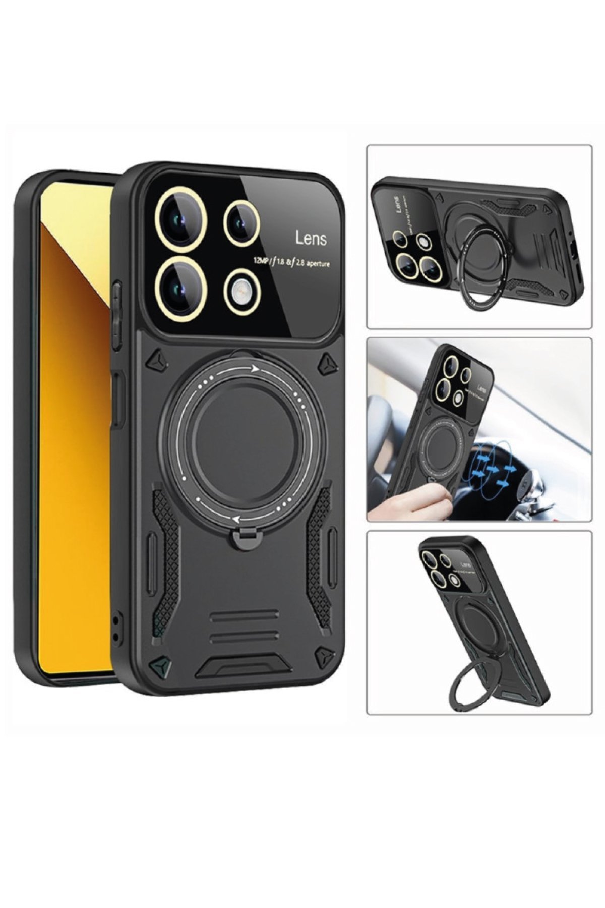 Newface Realme C55 Kılıf Nano içi Kadife Silikon - Mavi