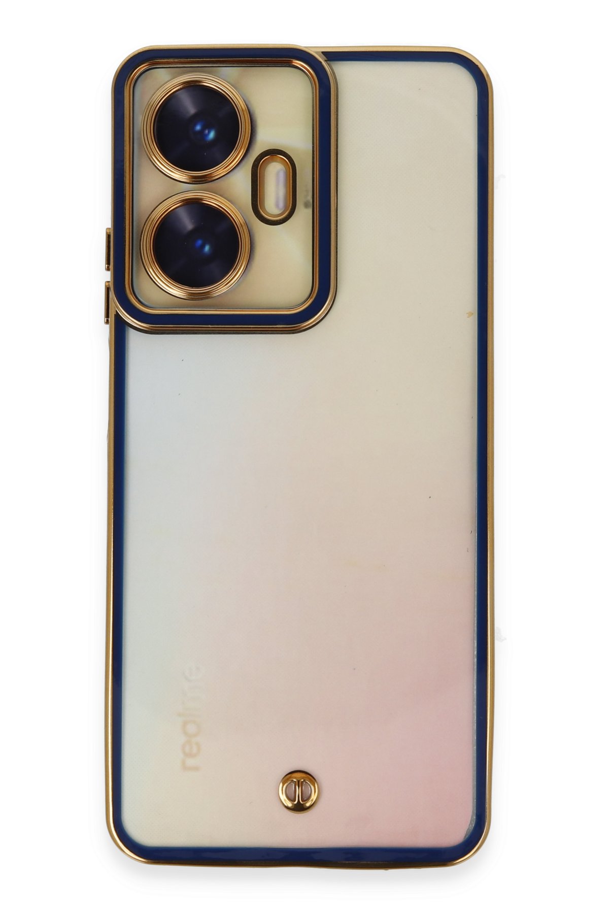 Newface Realme C55 Kılıf Nano içi Kadife Silikon - Sarı