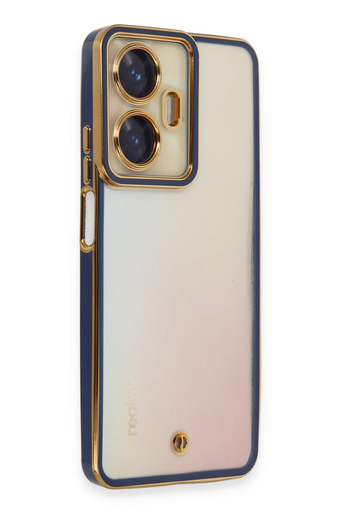 Newface Realme C55 Kılıf Nano içi Kadife Silikon - Sarı