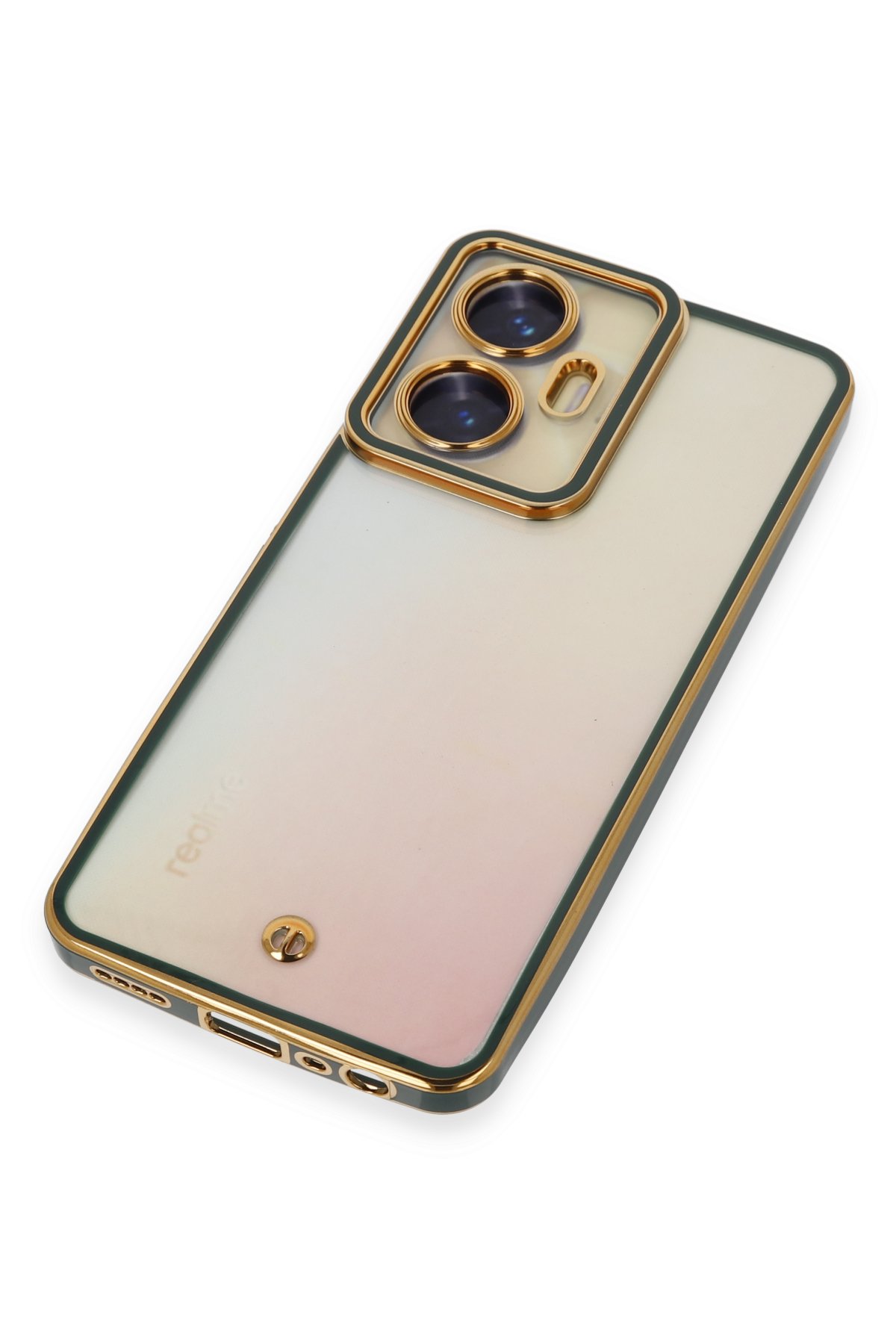 Newface Realme C55 Kılıf Lüx Şeffaf Silikon