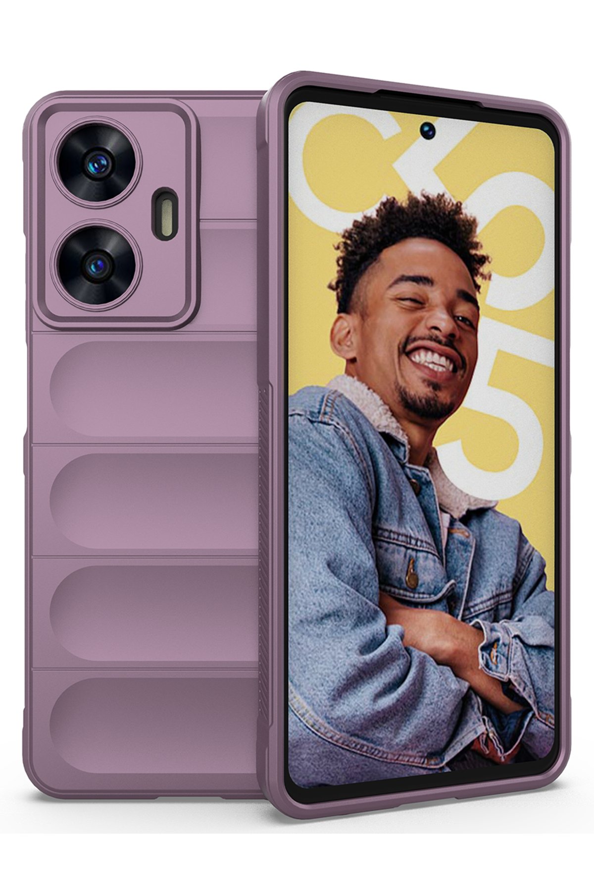 Newface Realme C55 3D Antistatik Hayalet Cam Ekran Koruyucu