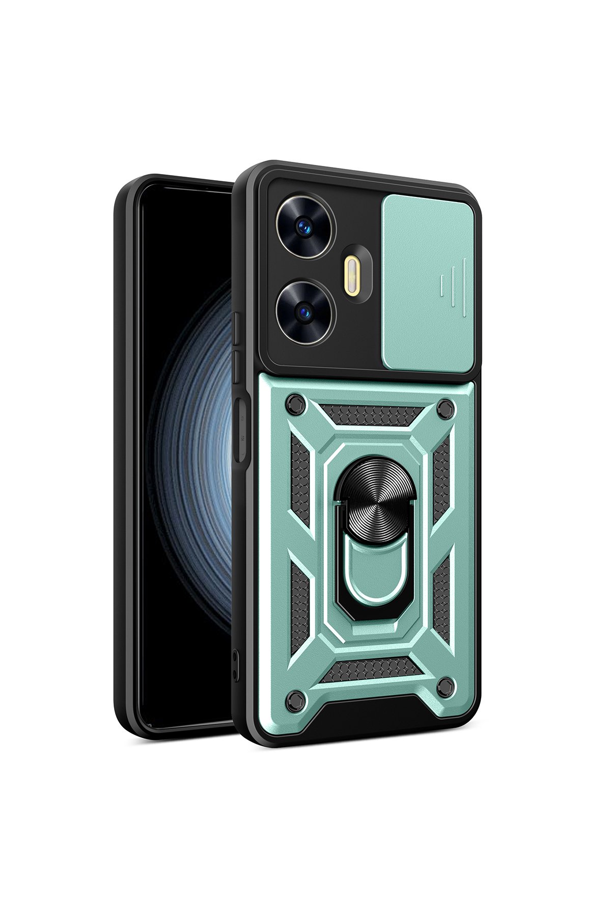 Newface Realme C55 Kılıf Estoril Desenli Kapak - Estoril - 9