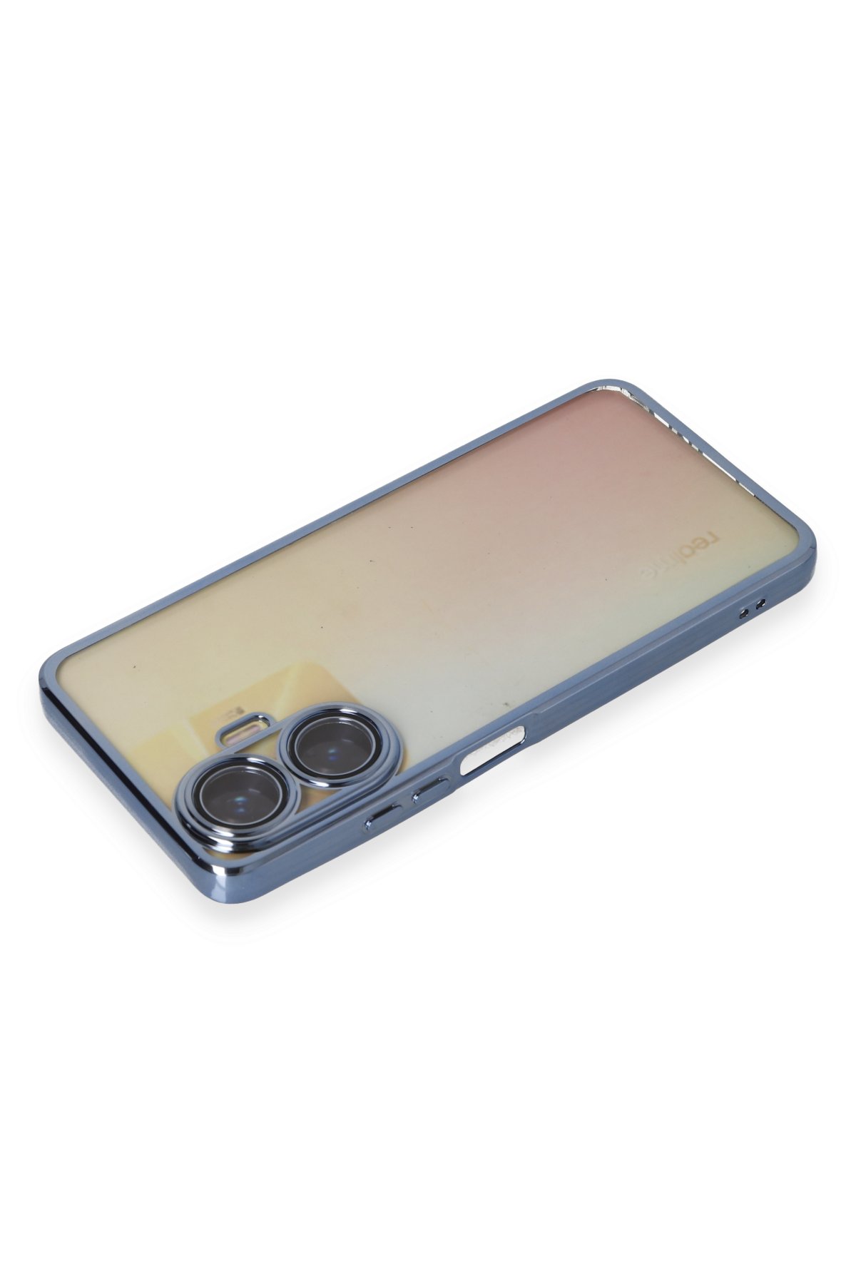 Newface Realme C55 Kılıf Nano içi Kadife Silikon - Gri