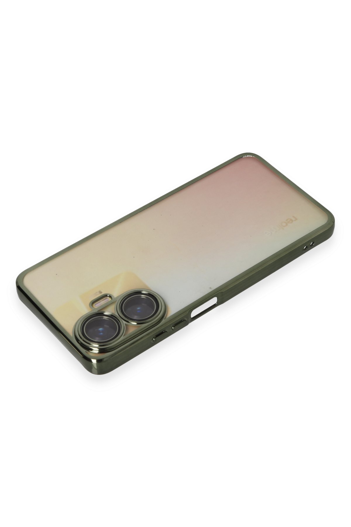 Newface Realme C55 Kılıf Volet Silikon - Kırmızı