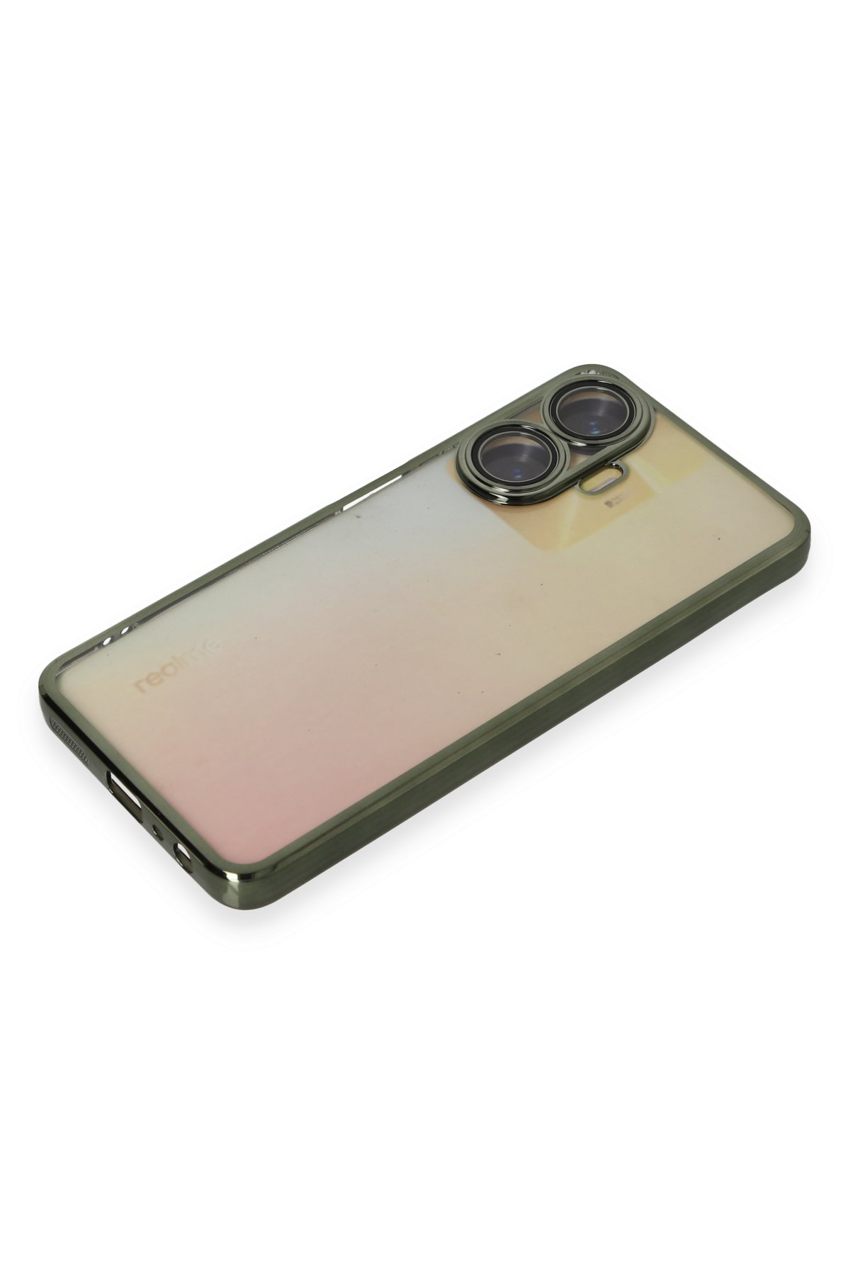 Newface Realme C55 Kılıf Volet Silikon - Kırmızı