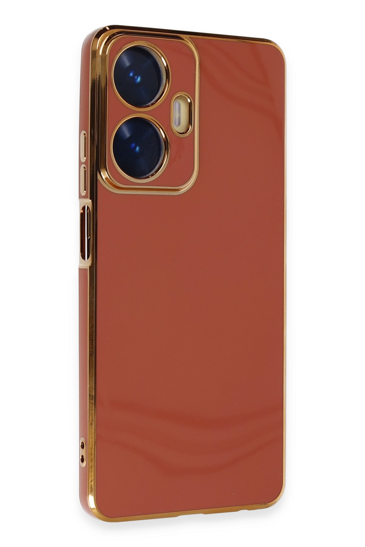 Newface Realme C55 Kılıf Joy Lens Standlı Kapak - Lacivert