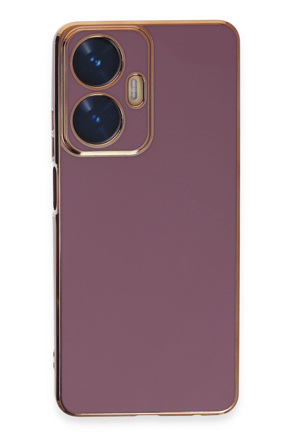 Newface Realme C55 Kılıf Joy Lens Standlı Kapak - Siyah