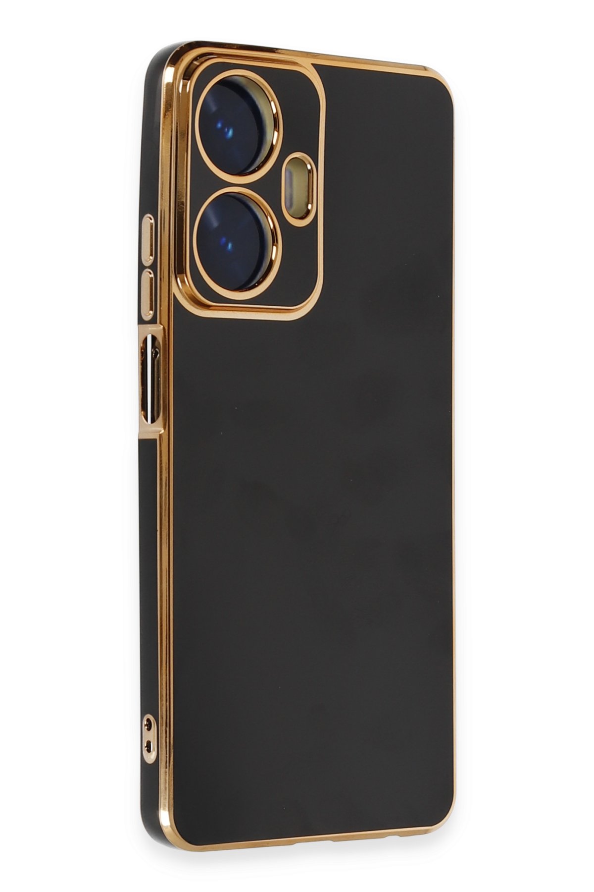 Newface Realme C55 Kılıf Nano içi Kadife Silikon - Turuncu