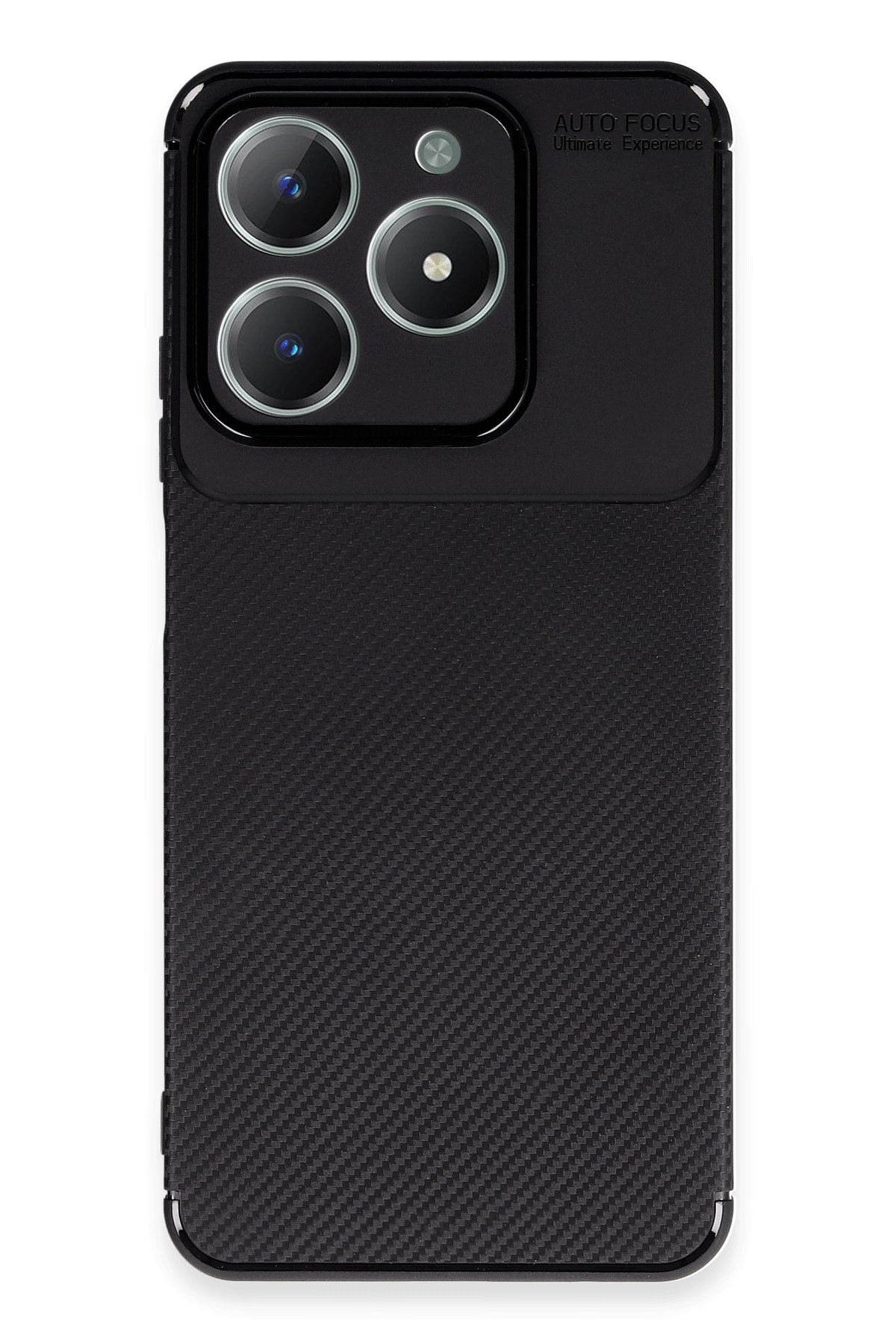 Newface Realme C61 Kılıf Auto Focus Karbon Kapak - Lacivert