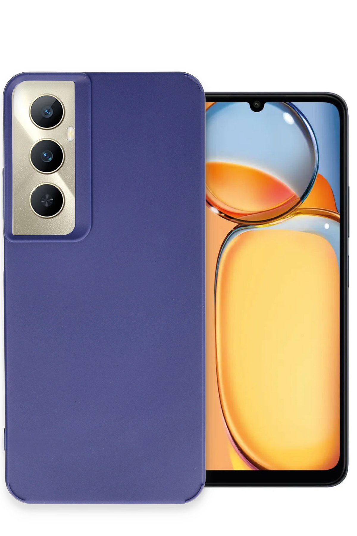 Newface Realme C65 Kılıf Aras Deri Kapak - Kırmızı