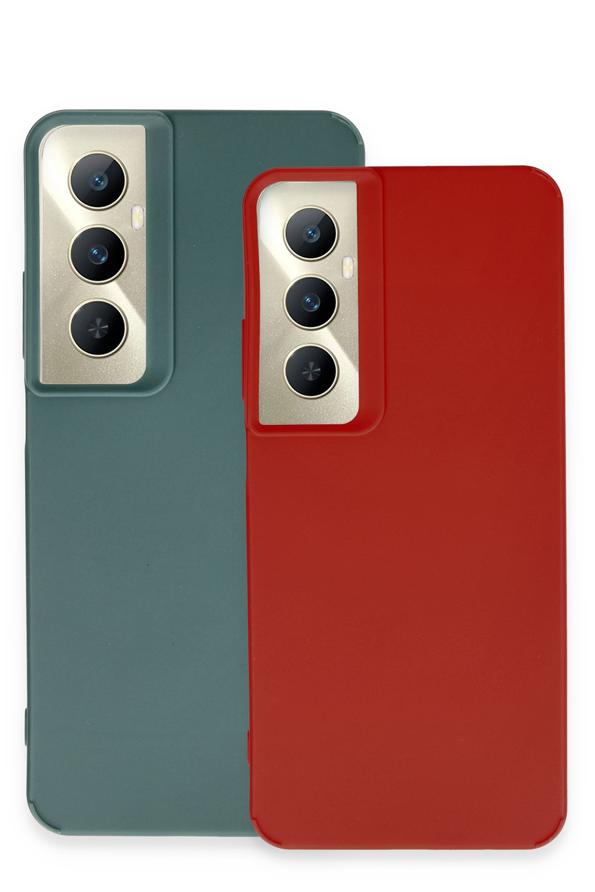 Newface Realme C65 Kılıf Aras Deri Kapak - Kırmızı