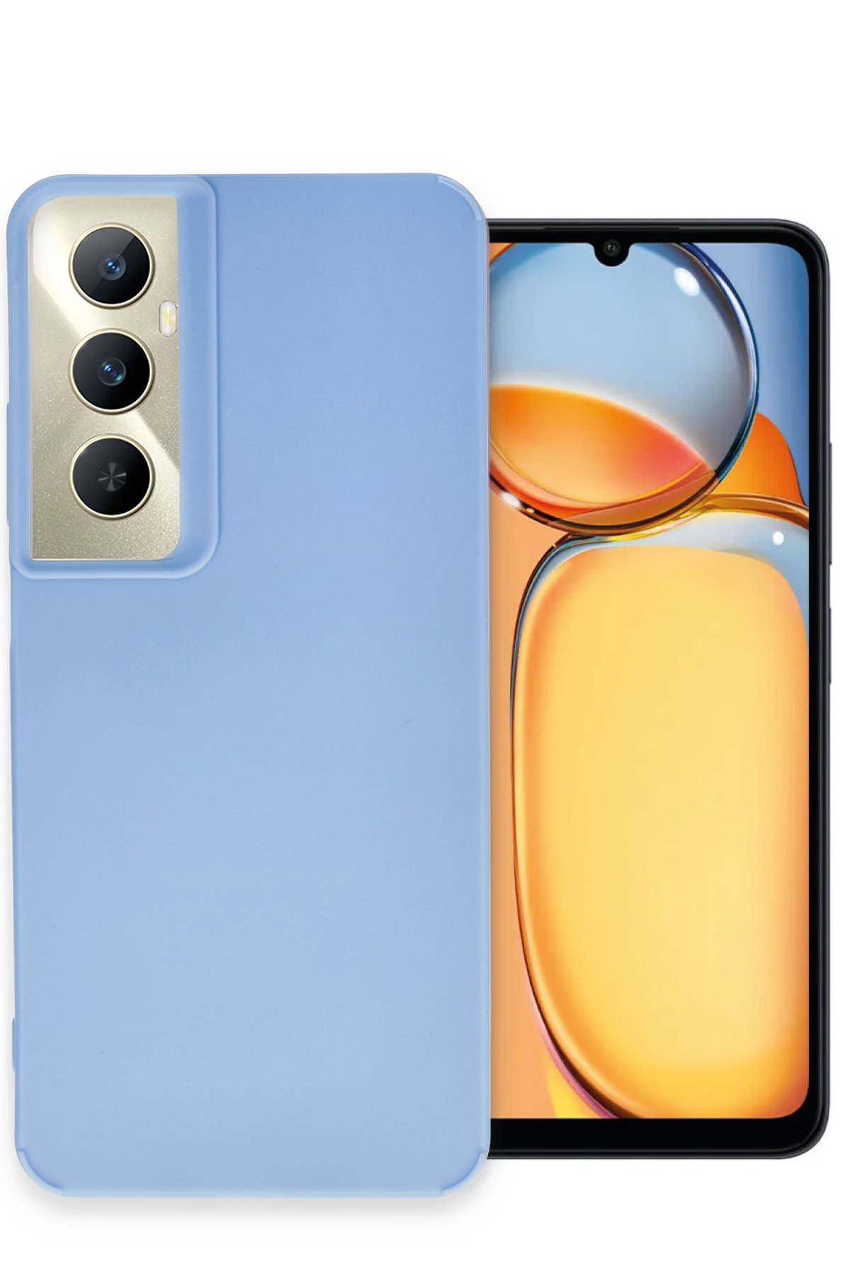 Newface Realme C65 Kılıf Petro Silikon - Koyu Yeşil