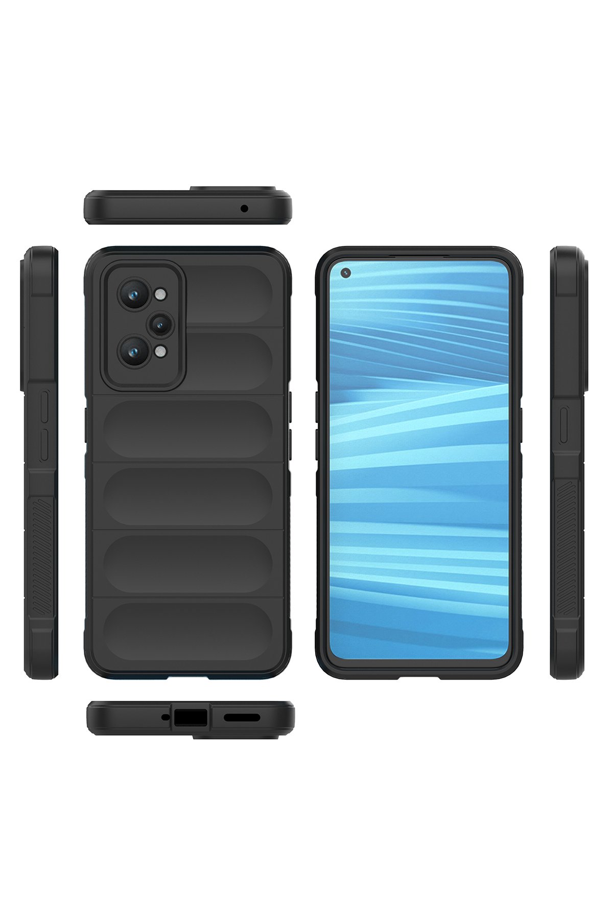 Newface Realme GT2 5G Kılıf Optimum Silikon - Kırmızı