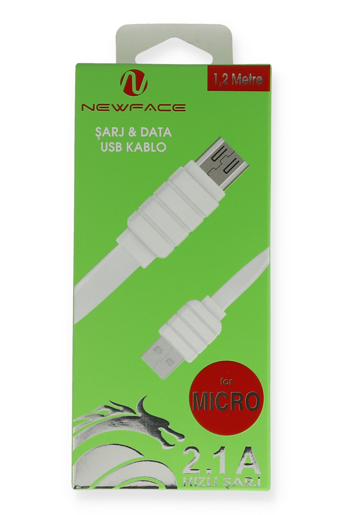 Newface NF6006 Micro USB Kablo - Beyaz