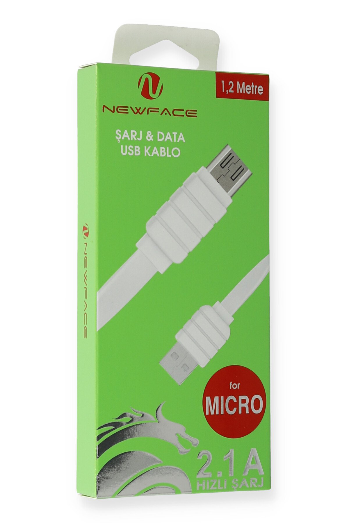Newface NF6006 Micro USB Kablo - Beyaz