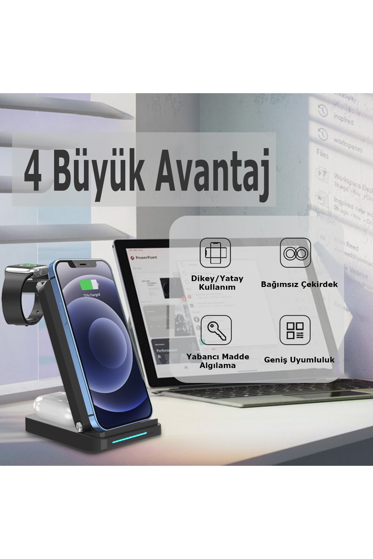 Newface T117 Holder Araç içi Telefon Tutucu - Gold
