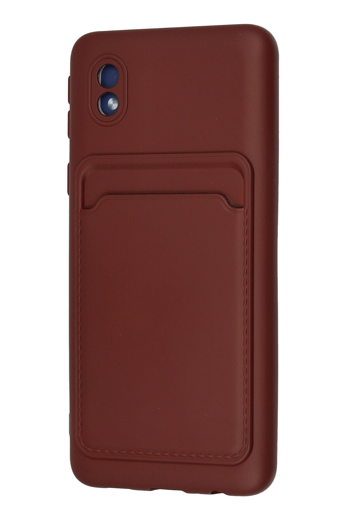 Newface Samsung Galaxy A01 Core Kılıf Elit Yüzüklü Kapak - Kırmızı