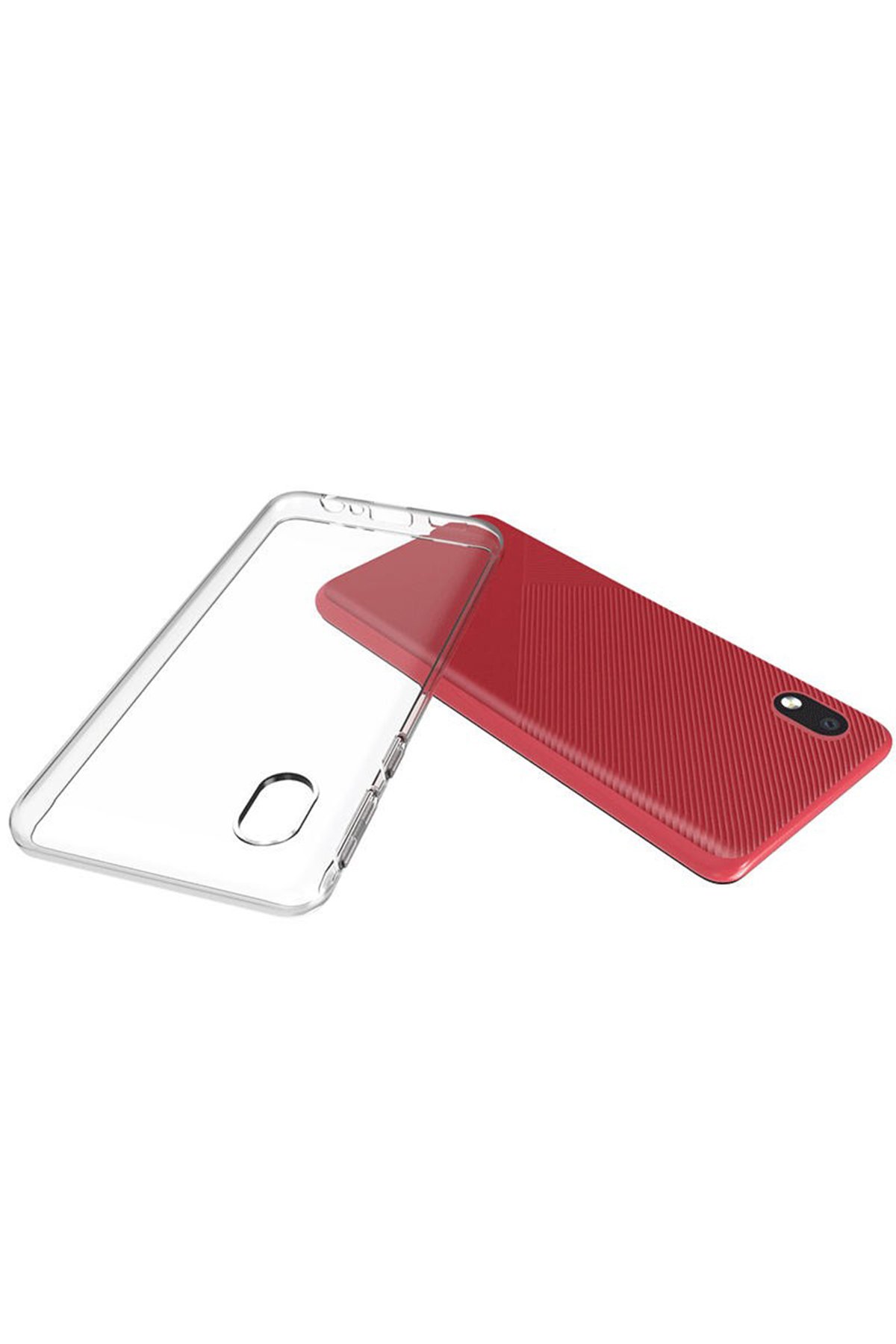 Newface Samsung Galaxy A01 Core Kılıf Platin Silikon - Mavi