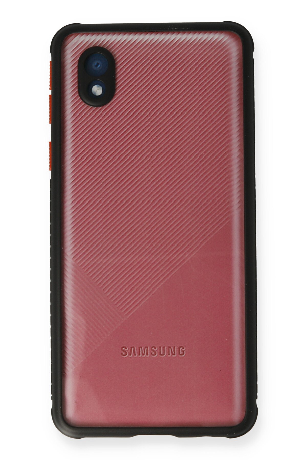 Newface Samsung Galaxy A01 Core Kılıf Viktor Yüzüklü Silikon - Lacivert